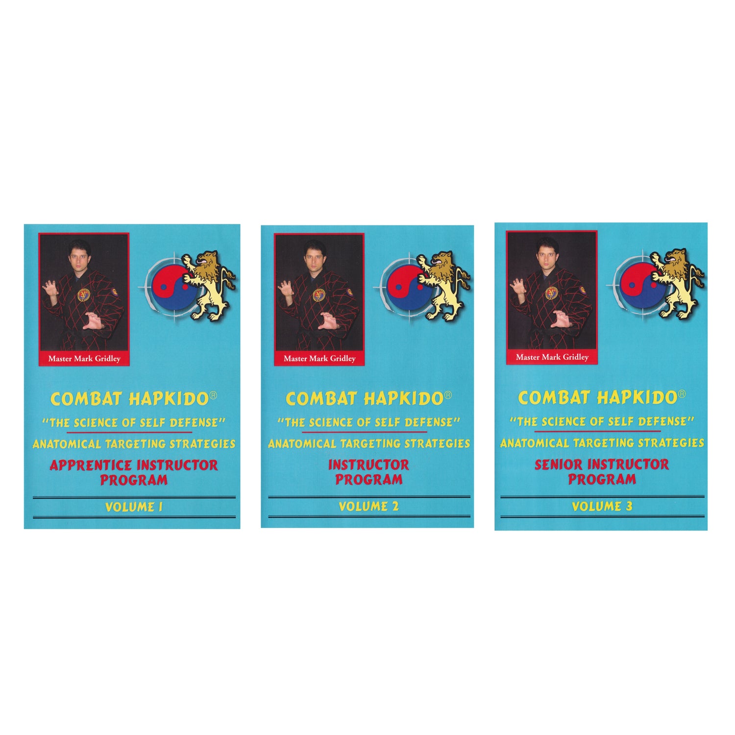 Combat Hapkido Anatomical Targeting Strategies Instructor Program 3 DVD Set by Mark Gridley (Preowned)