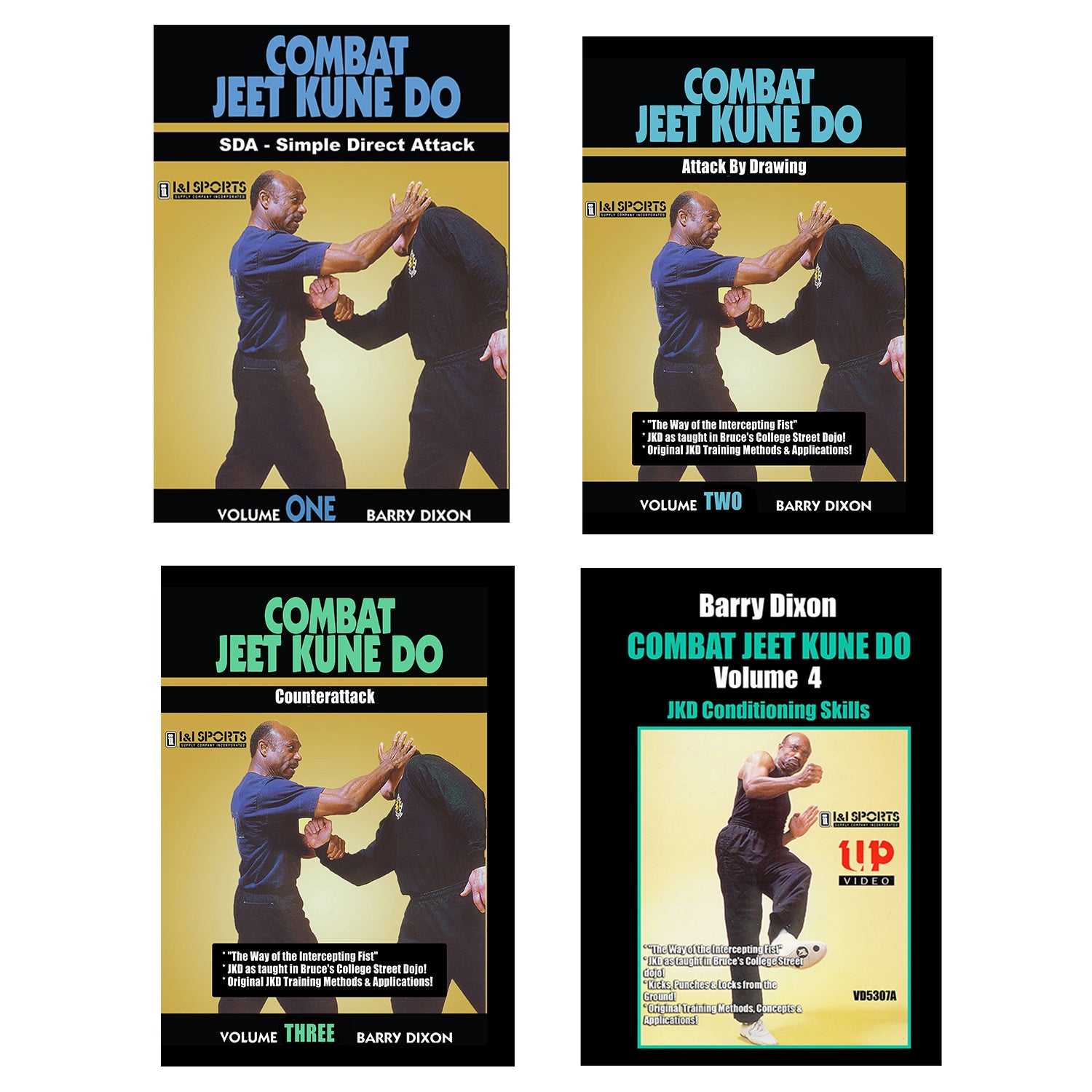Combat Jeet Kune Do 4 DVD Set by Barry Dixon