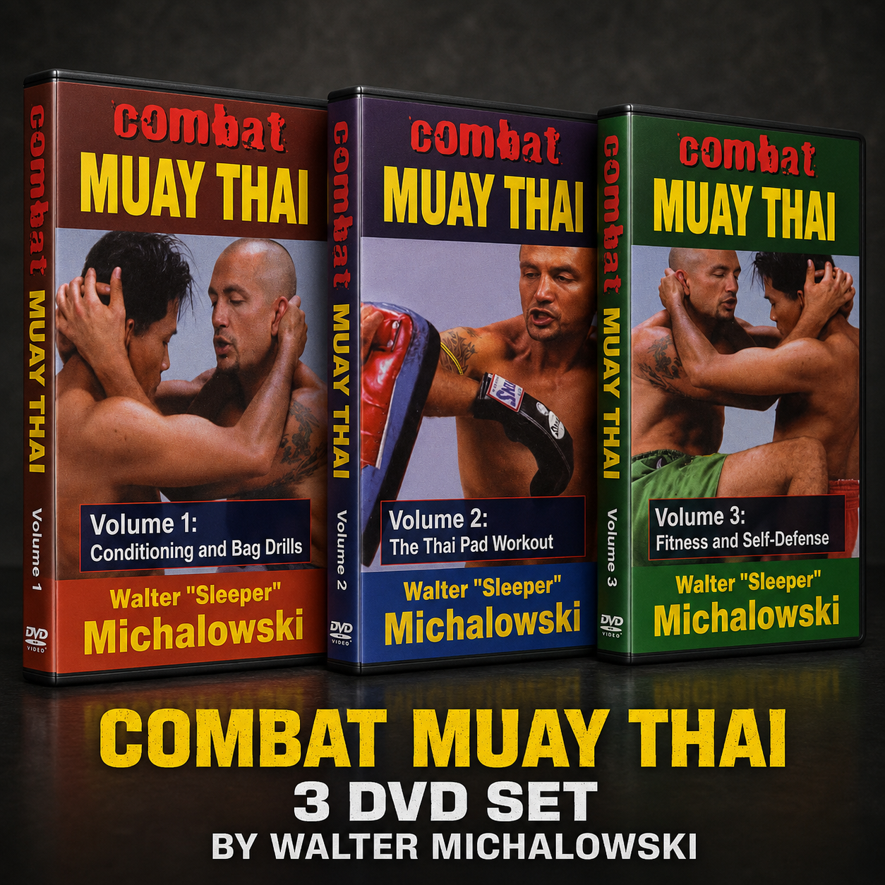 Combat Muay Thai 3 DVD Set by Walter Michalowski