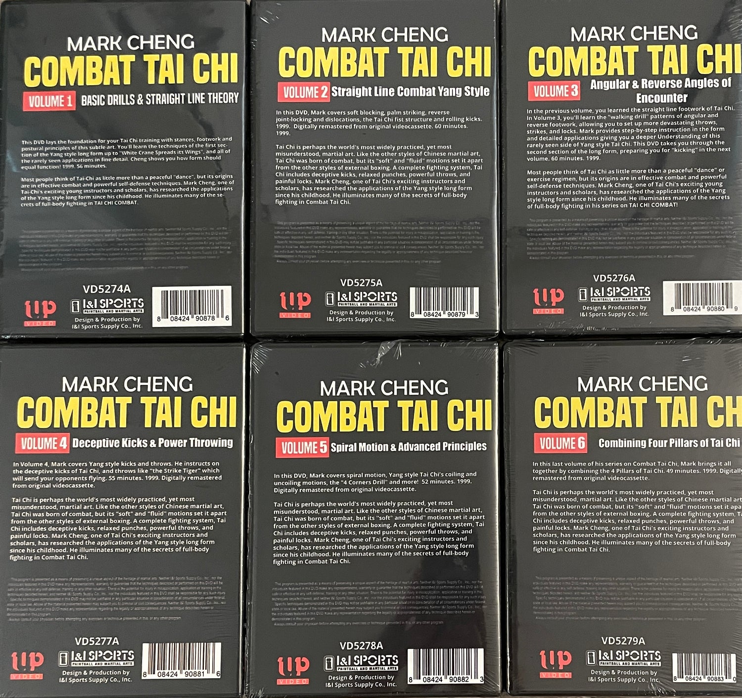 Combat Tai Chi 6 DVD Set by Mark Cheng