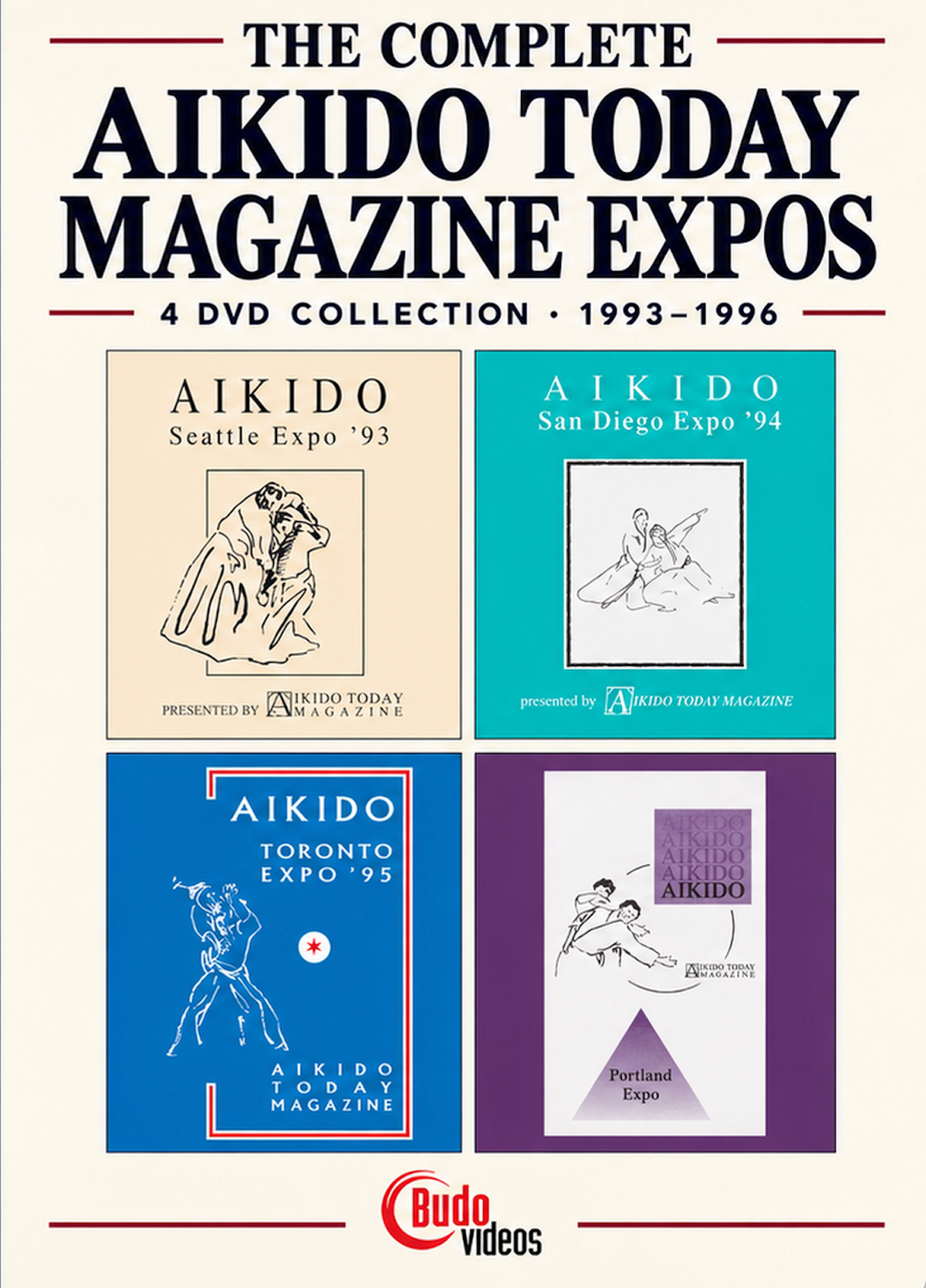 Complete Aikido Expo Collection 4 DVD Set by Aikido Today Magazine