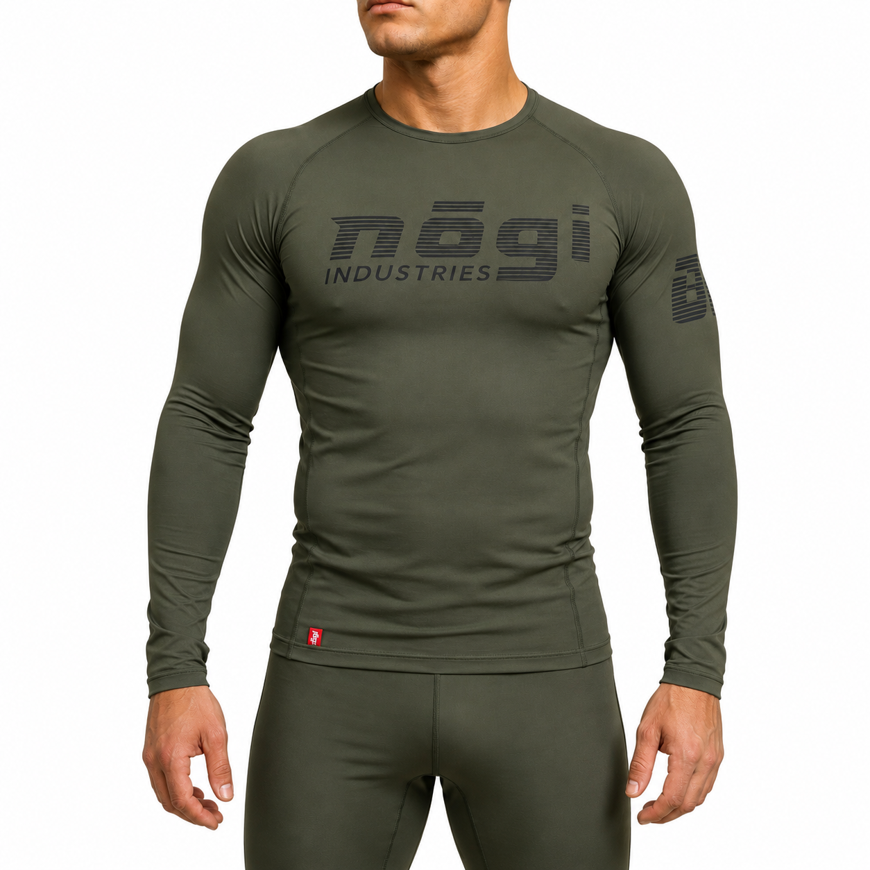 Core Long Sleeve Rash Guard - FURY GREEN by Nogi industries