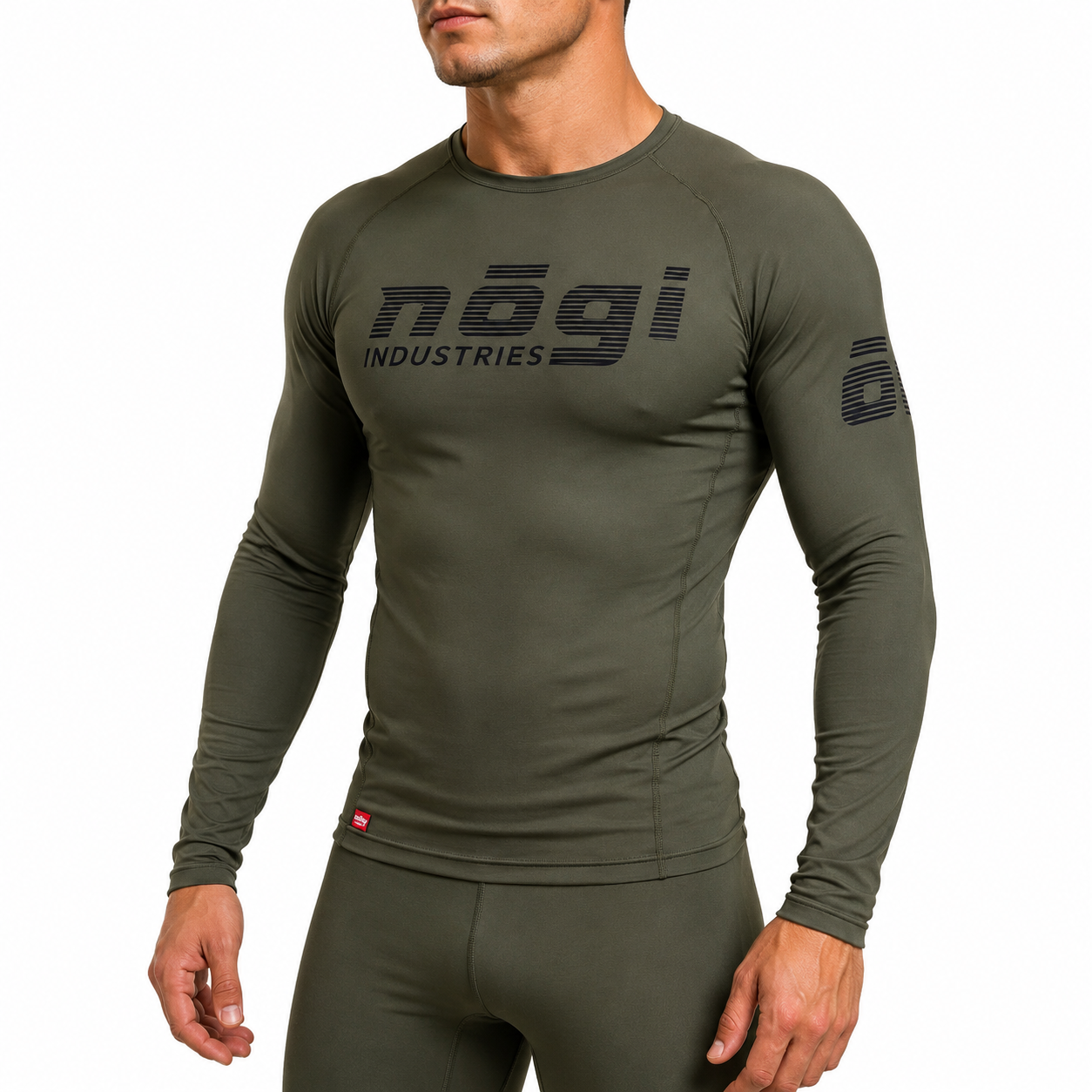 Core Long Sleeve Rash Guard - FURY GREEN by Nogi industries
