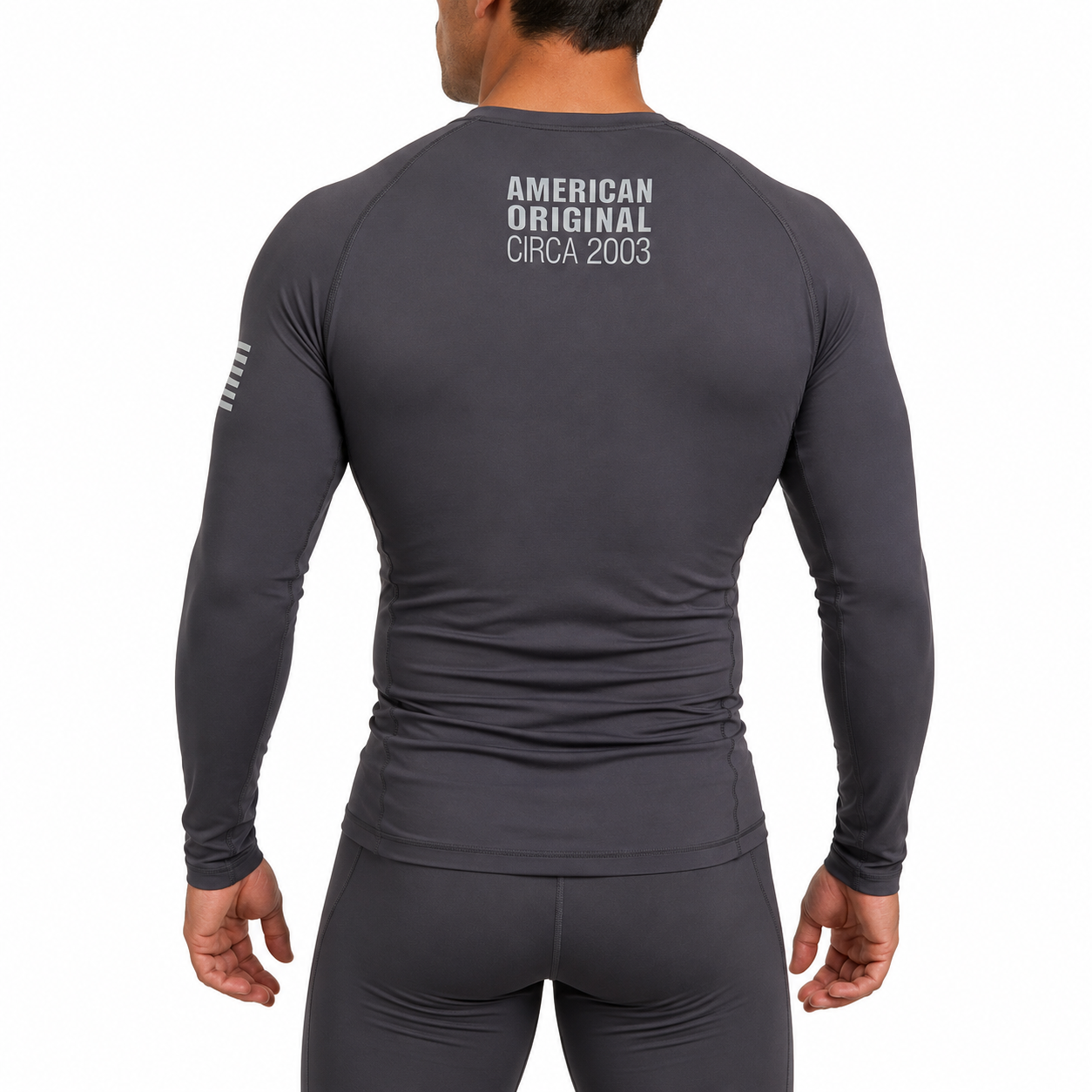 Core Long Sleeve Rash Guard - NEW JERSEY GRAY by Nogi industries