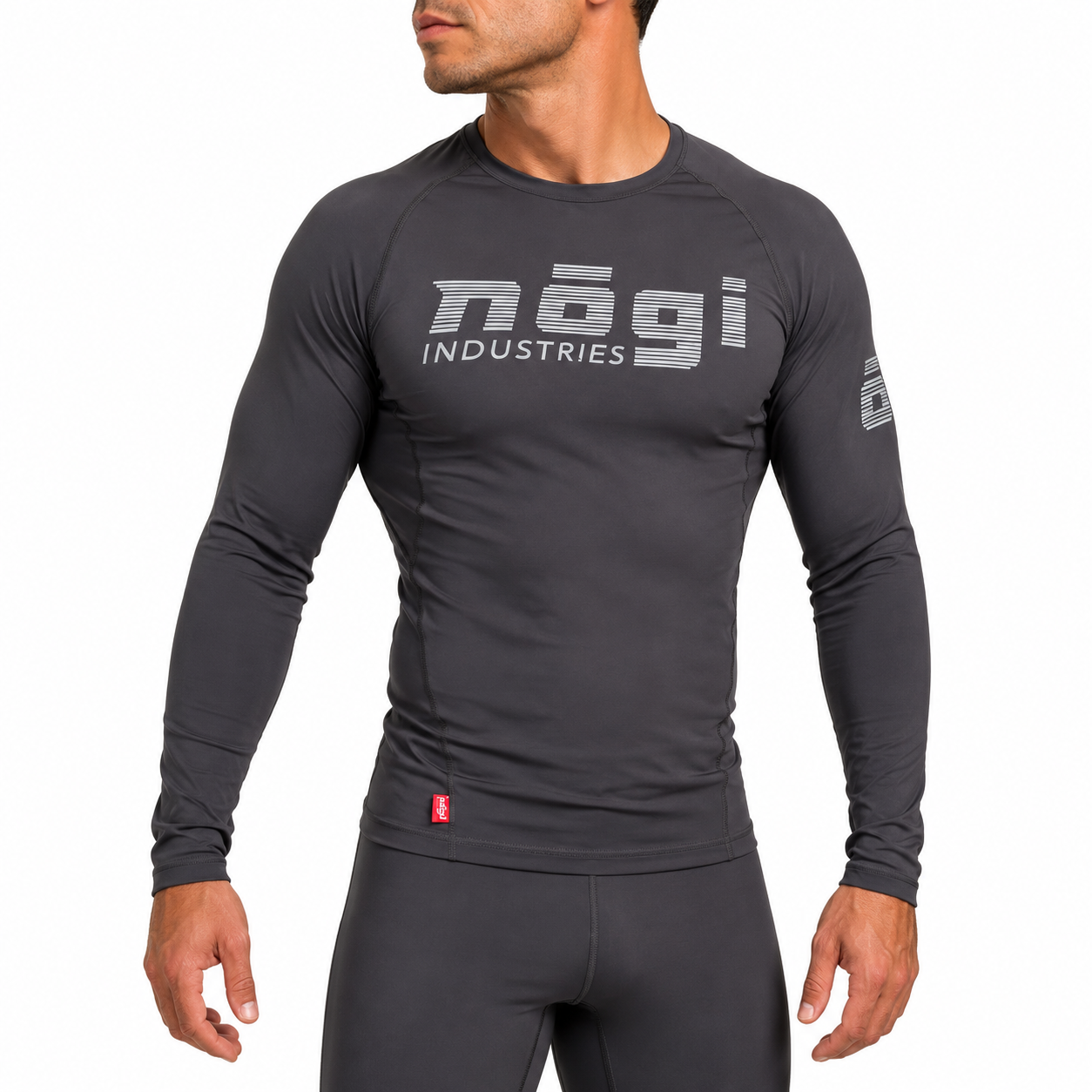 Core Long Sleeve Rash Guard - NEW JERSEY GRAY by Nogi industries