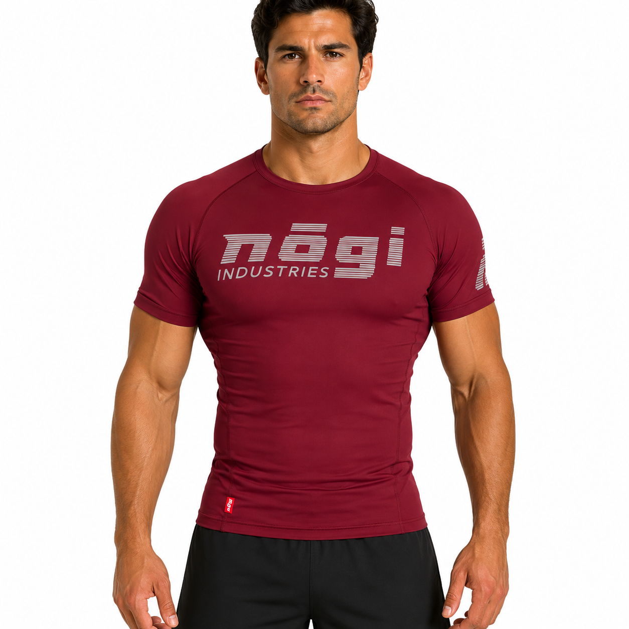 Core Short Sleeve Rash Guard - MERLOT RED by Nogi Industries