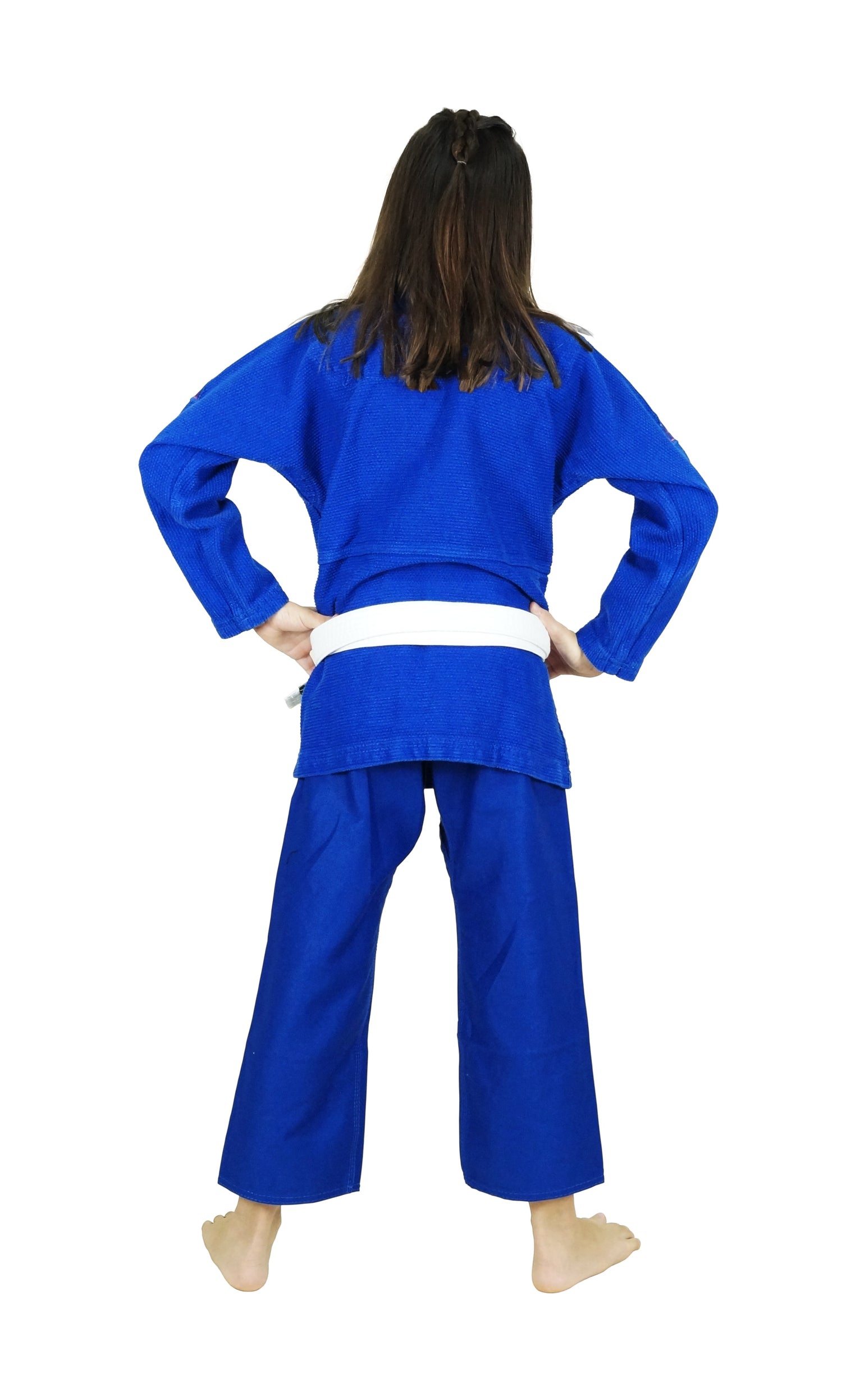GIRLS PRO EVOLUTION KIDS Jiu-Jitsu Gi (Blue) by Vulkan