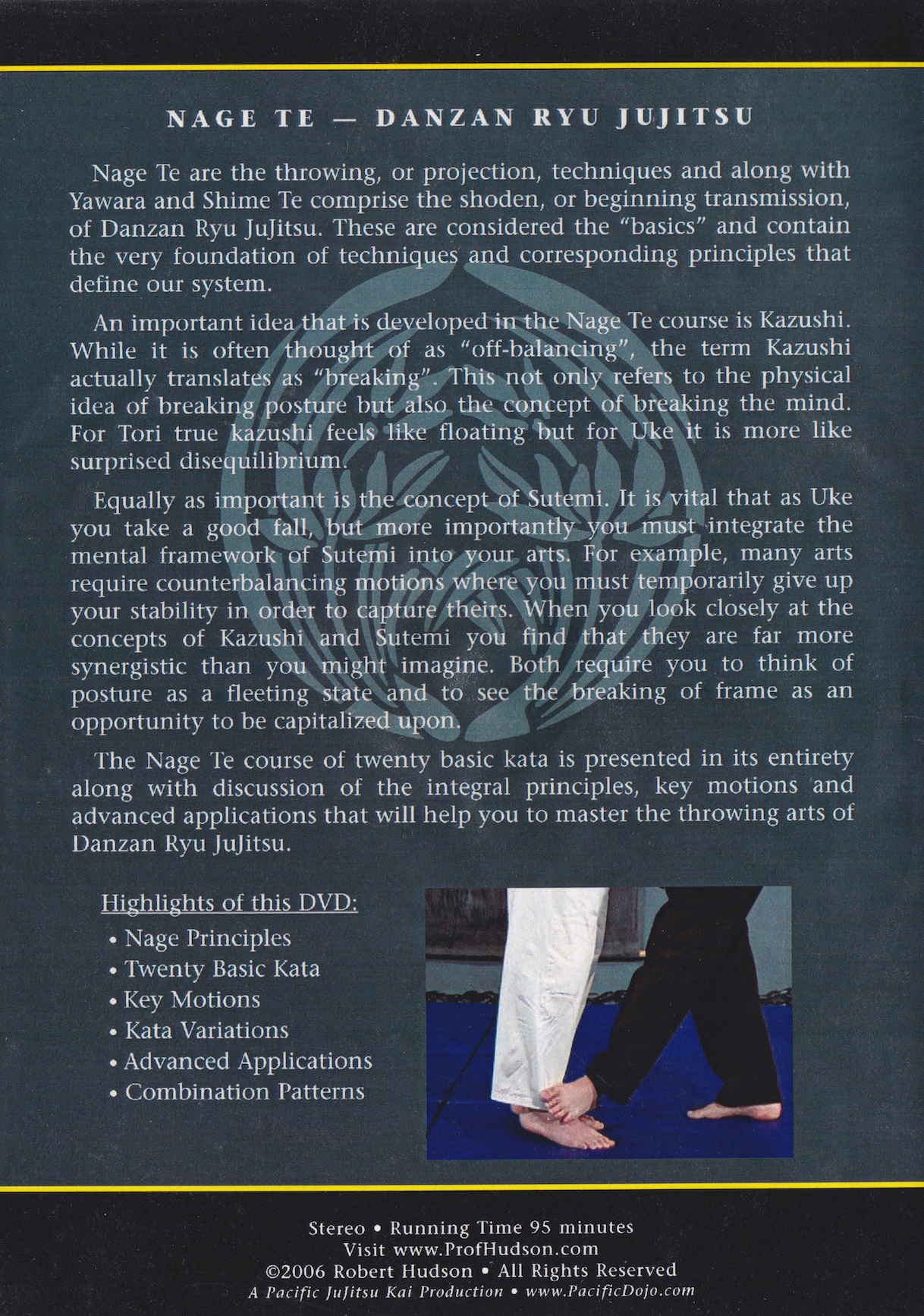 Danzan Ryu: Nage Te DVD by Robert Hudson (Preowned)