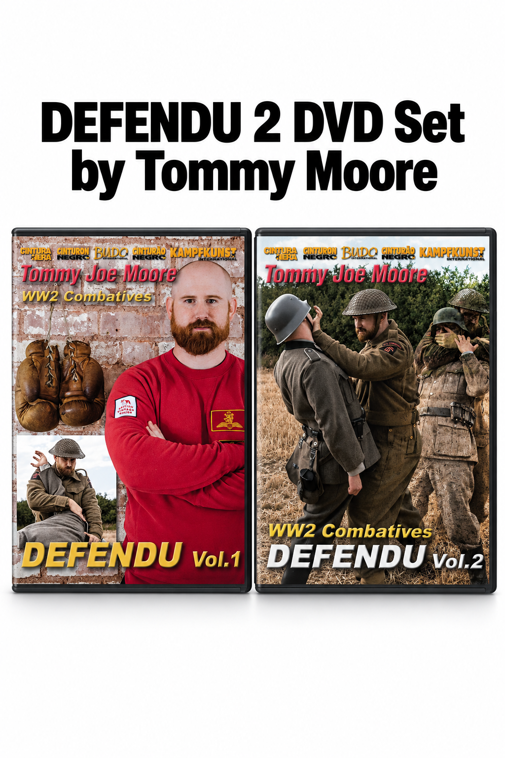 Defendu WW2 Combatives 2 DVD Set by Tommy Joe Moore