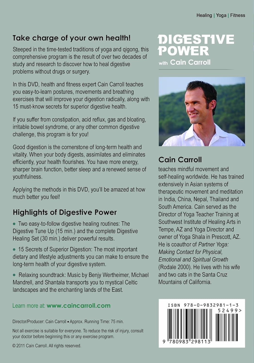 Digestive Power DVD with Cain Carroll