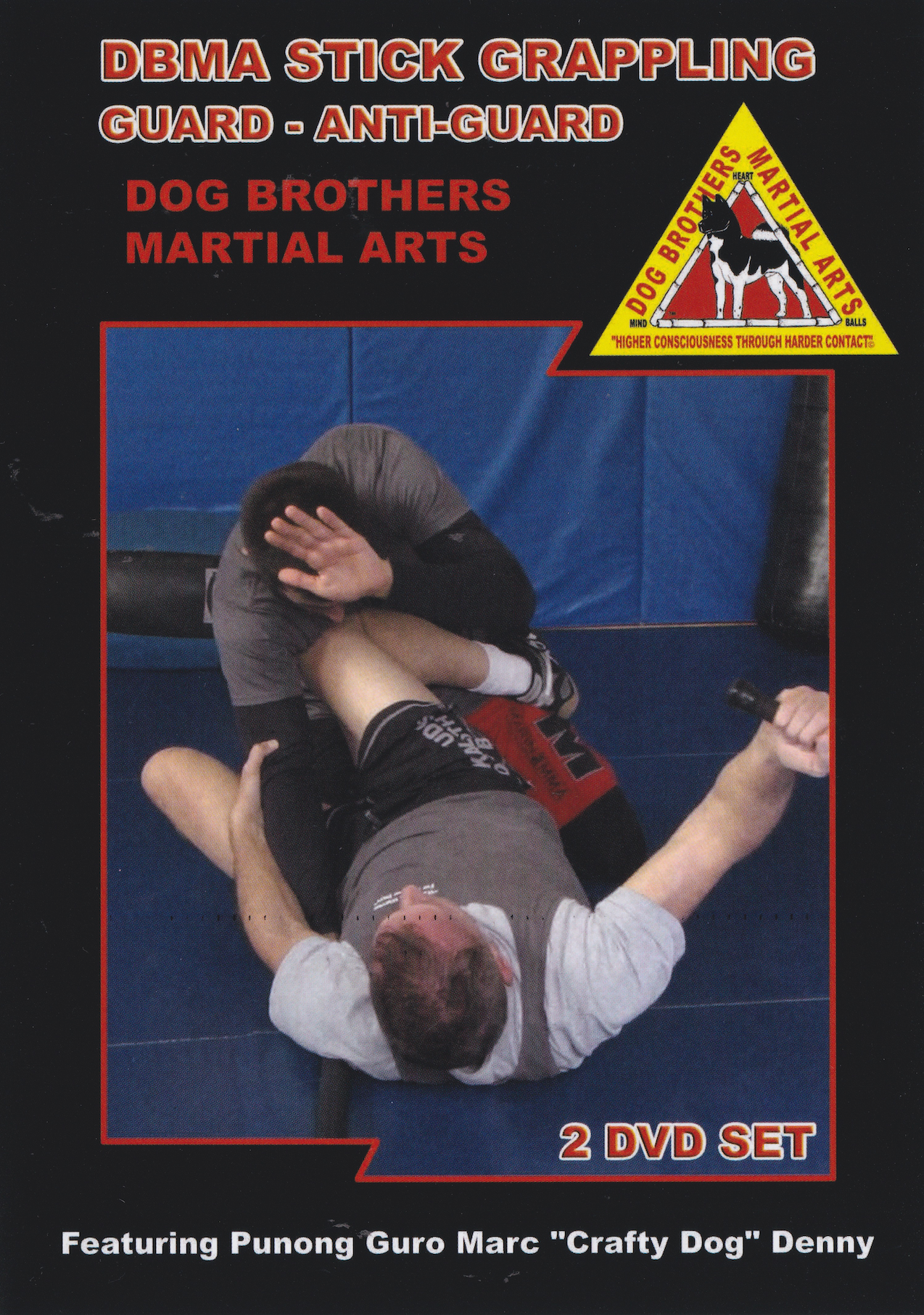 Dog Brothers Martial Arts Stick Grappling Guard & Anti-Guard 2 DVD Set by Marc Denny