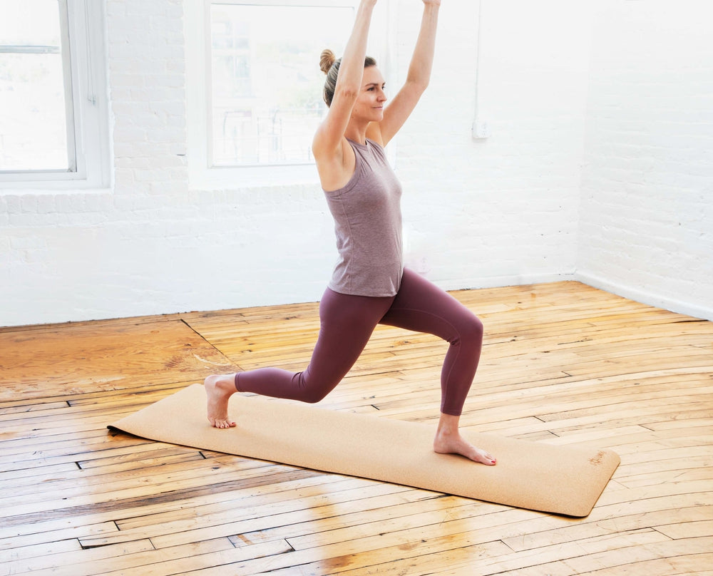 Cork Yoga Mat — Non-Slip Natural Cork & TPE, 5mm Thick