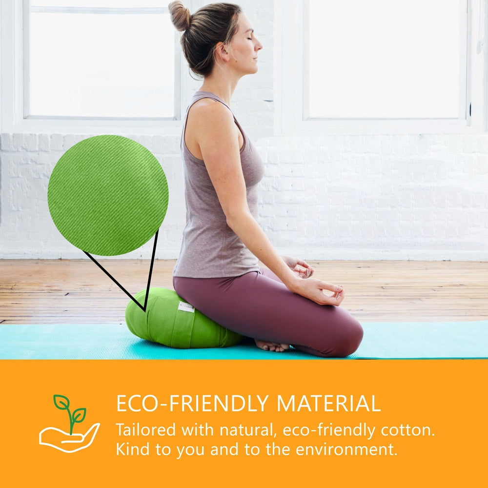 Bolster Pillow Zafu Yoga Meditation Cushion - Round - 15