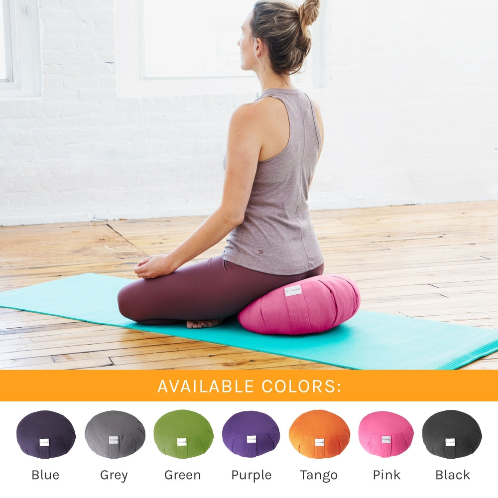 Bolster Pillow Zafu Yoga Meditation Cushion - Round - 15