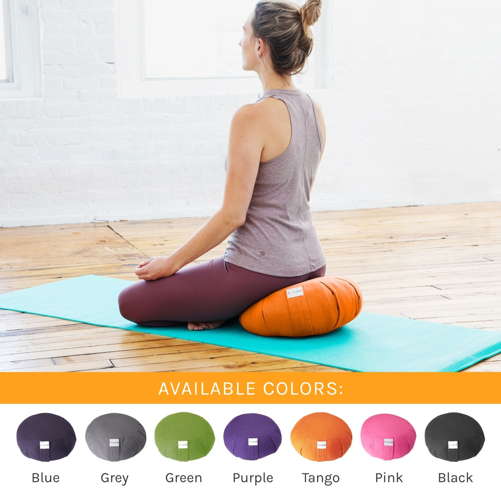 Bolster Pillow Zafu Yoga Meditation Cushion - Round - 15
