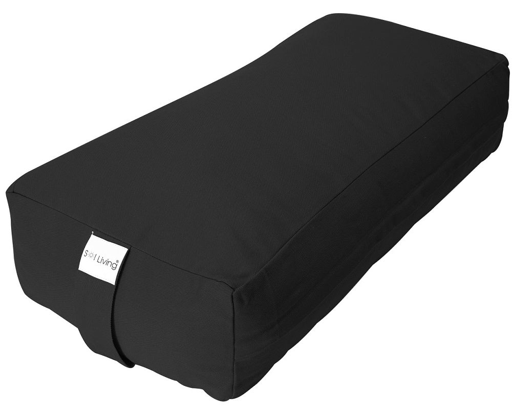 Bolster Pillow for Yoga & Meditation - Rectangular Cotton, 28