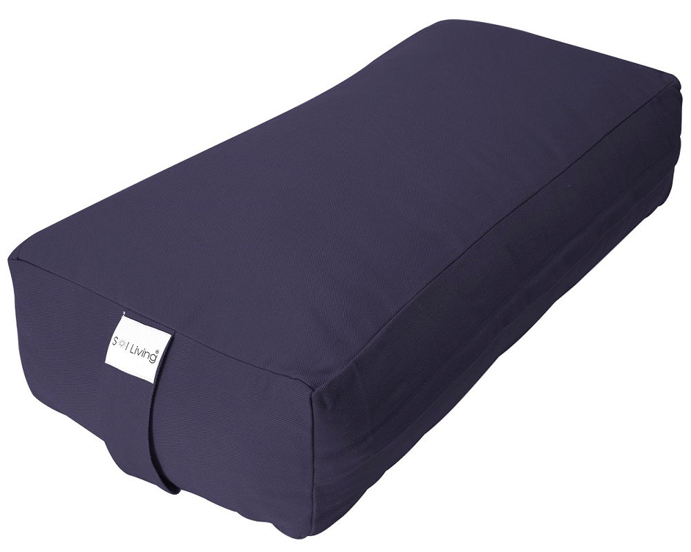 Bolster Pillow for Yoga & Meditation - Rectangular Cotton, 28