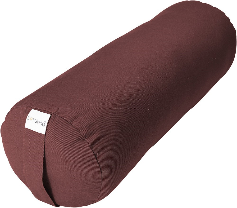 Bolster Pillow for Yoga & Meditation - Cylindrical Cotton, 28