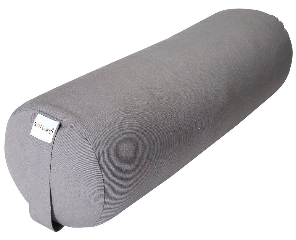 Bolster Pillow for Yoga & Meditation - Cylindrical Cotton, 28