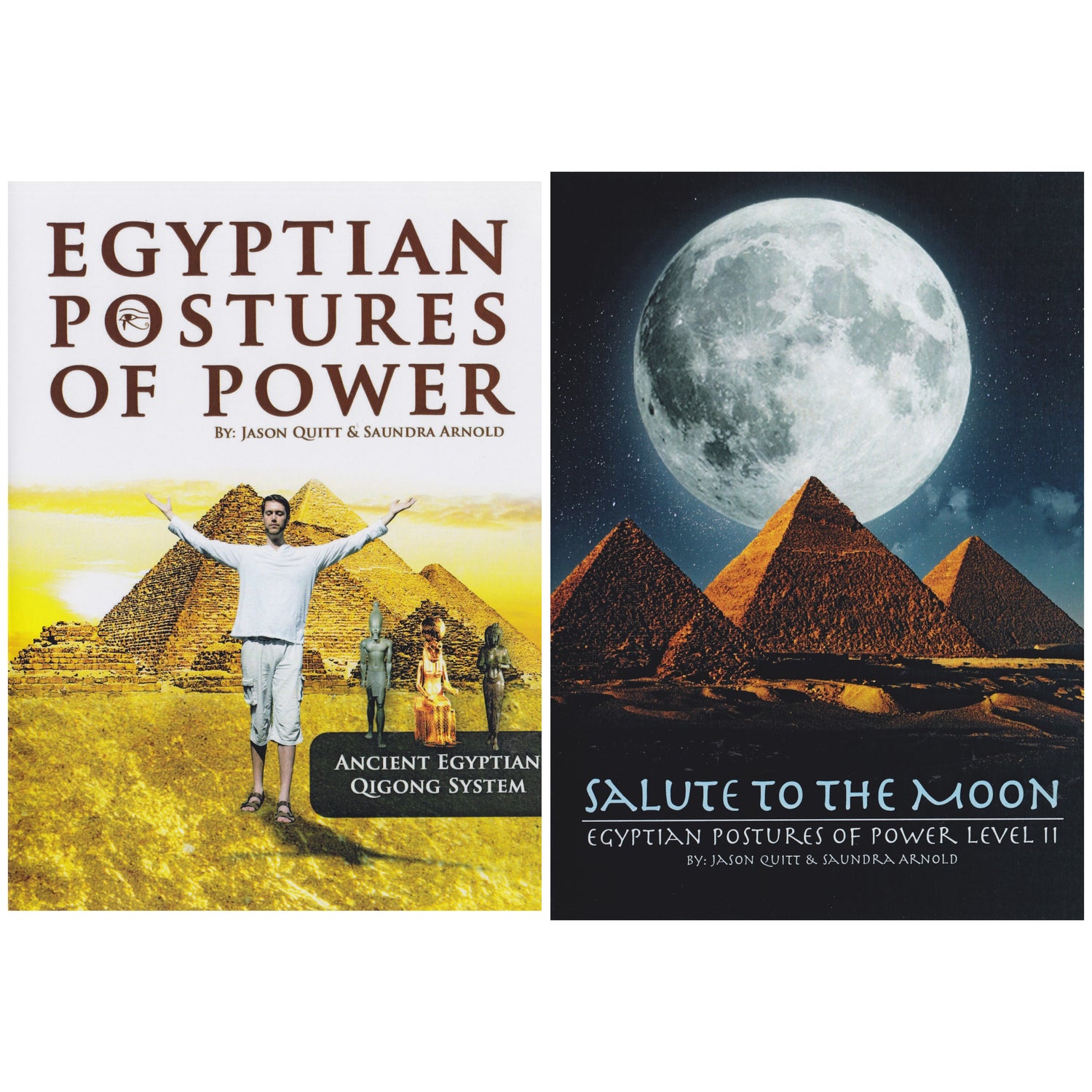 Egyptian Postures of Power 2 DVD Set by Jason Quitt & Saundra Arnold (Preowned)