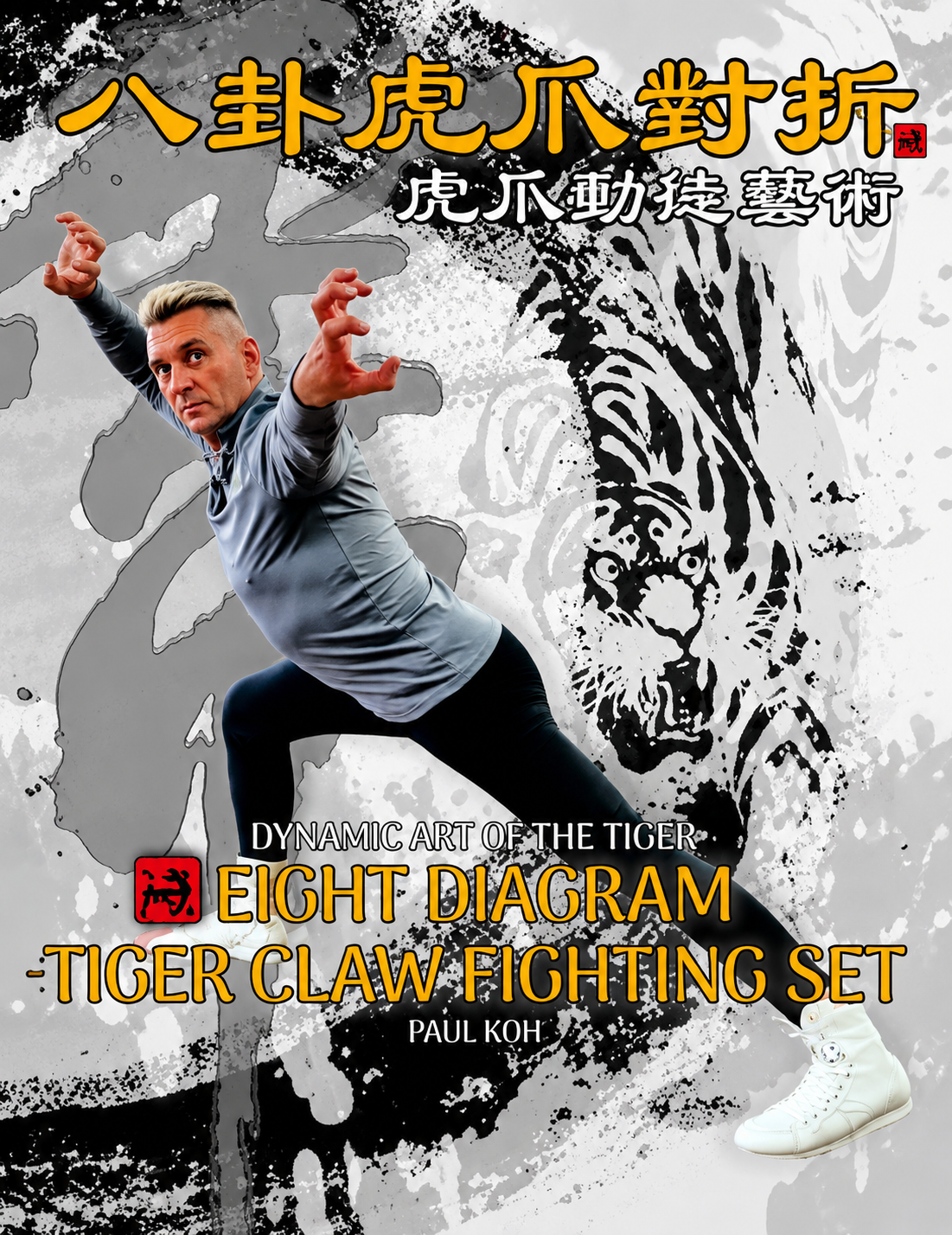 Eight Diagram Tiger Claw Fighting Set: Dynamic Art of the Tiger Book by Paul Koh