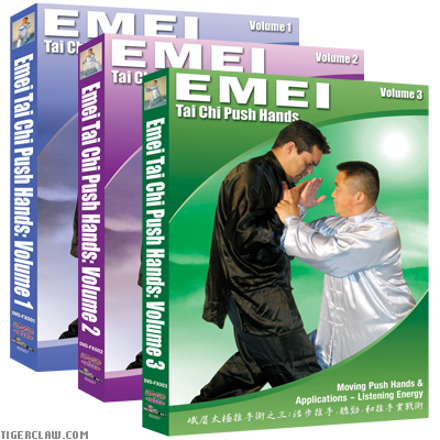 Emei Tai Chi Push Hands 3 DVD Set by Jack Fu Xueli