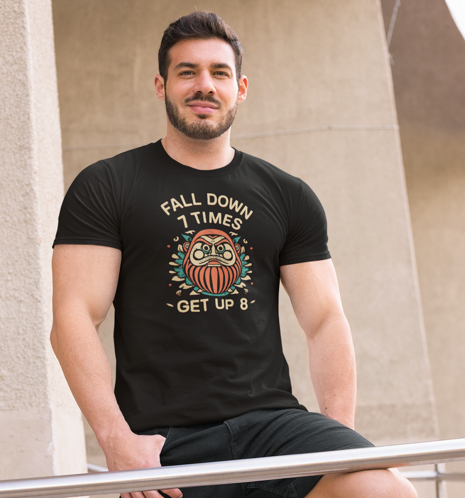 Fall Down Unisex Organic Cotton T-Shirt by Kaizen Athletic