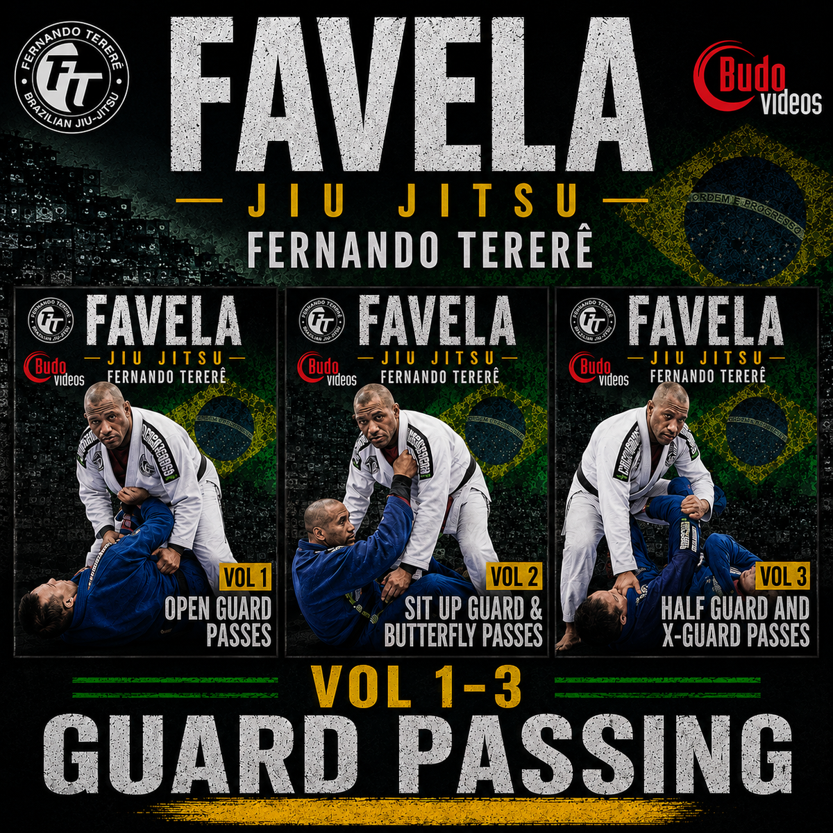 Favela Jiu Jitsu Vol 1-3 Guard Passing (On Demand)