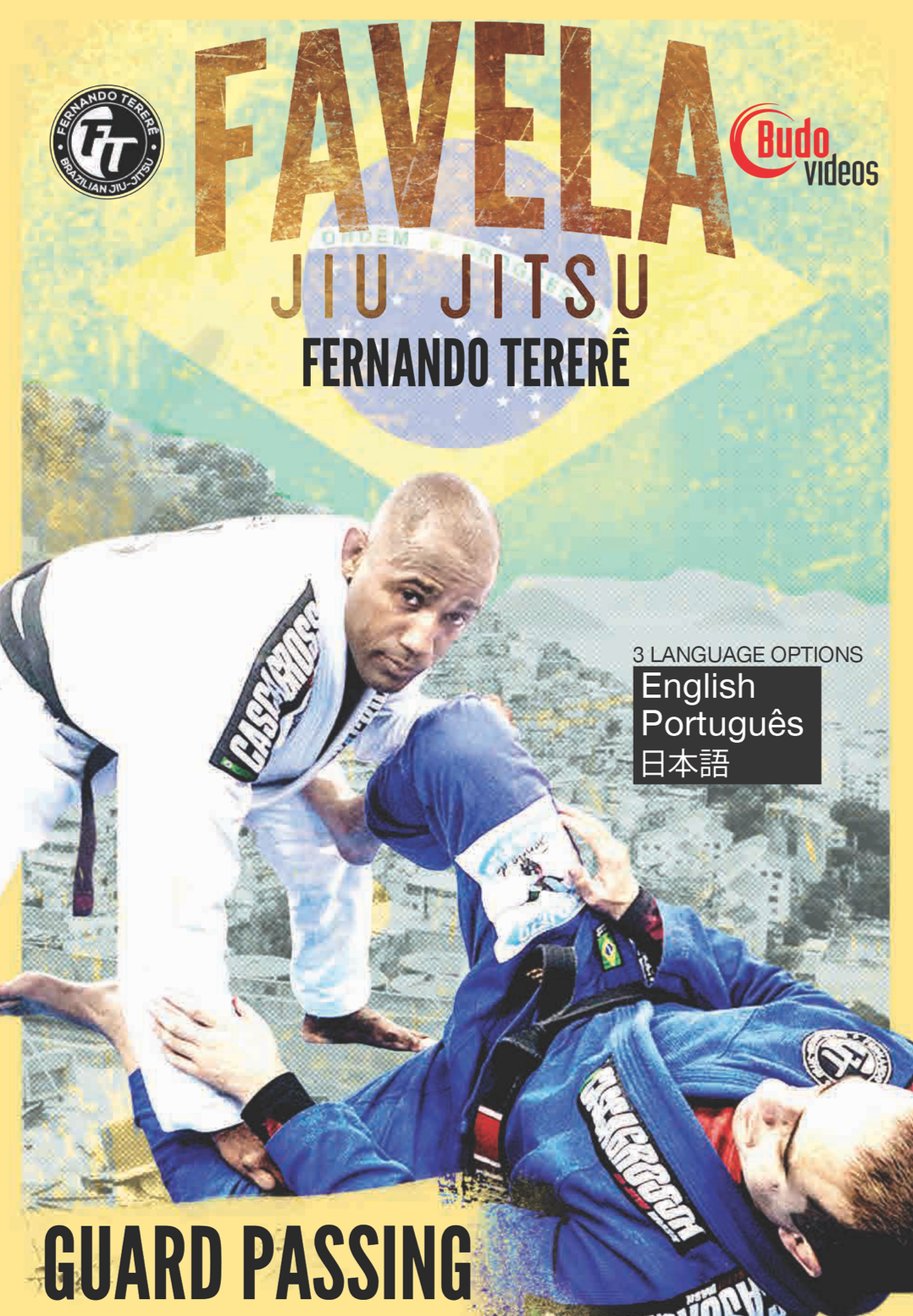 Favela Jiu Jitsu Vol 1-3 Guard Passing by Fernando Terere 3 DVD Set