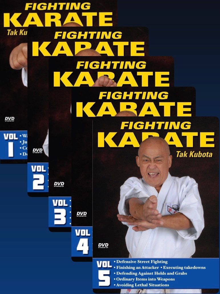 Fighting Karate 5 DVD Set by Tak Kubota