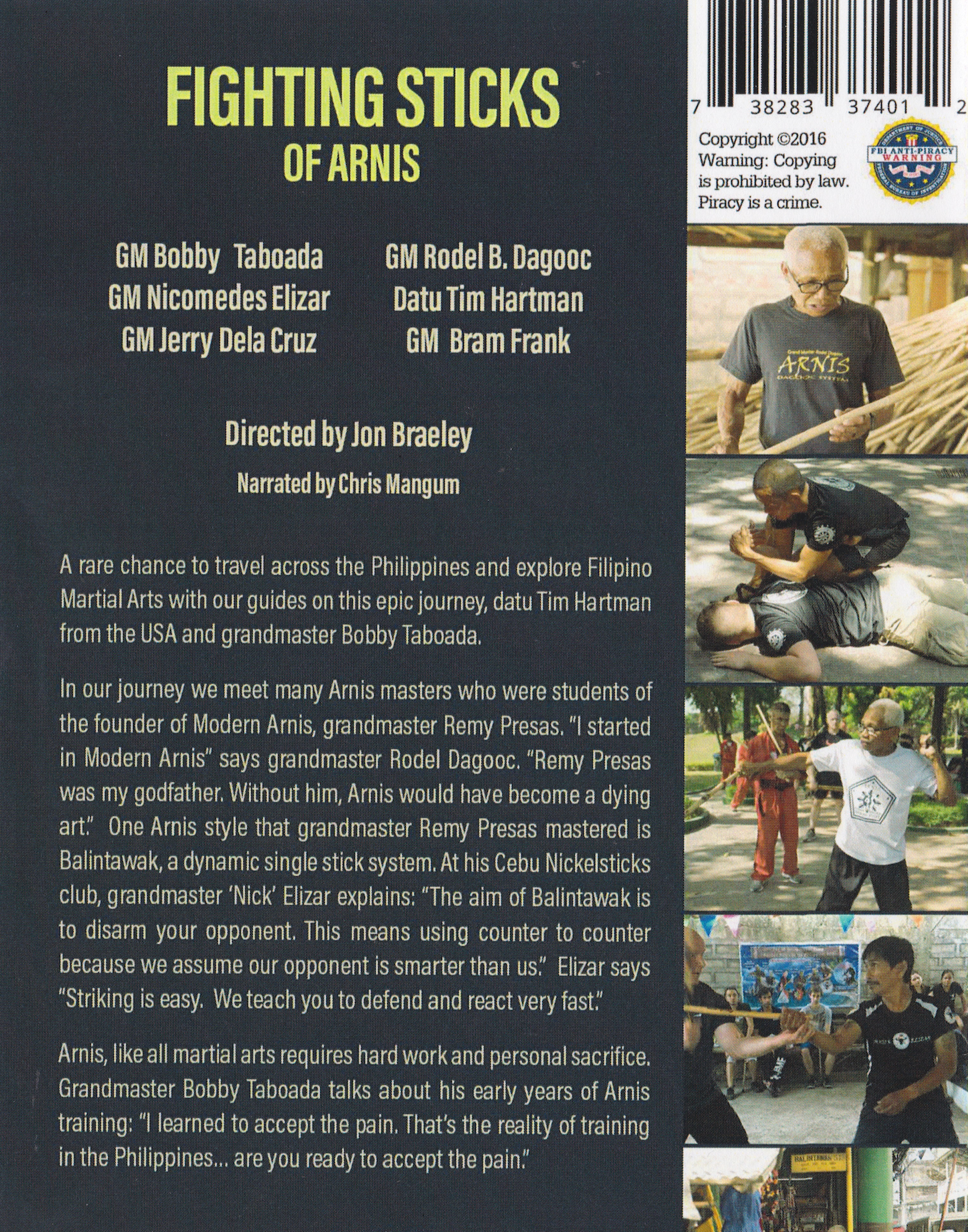 Fighting Sticks of Arnis DVD