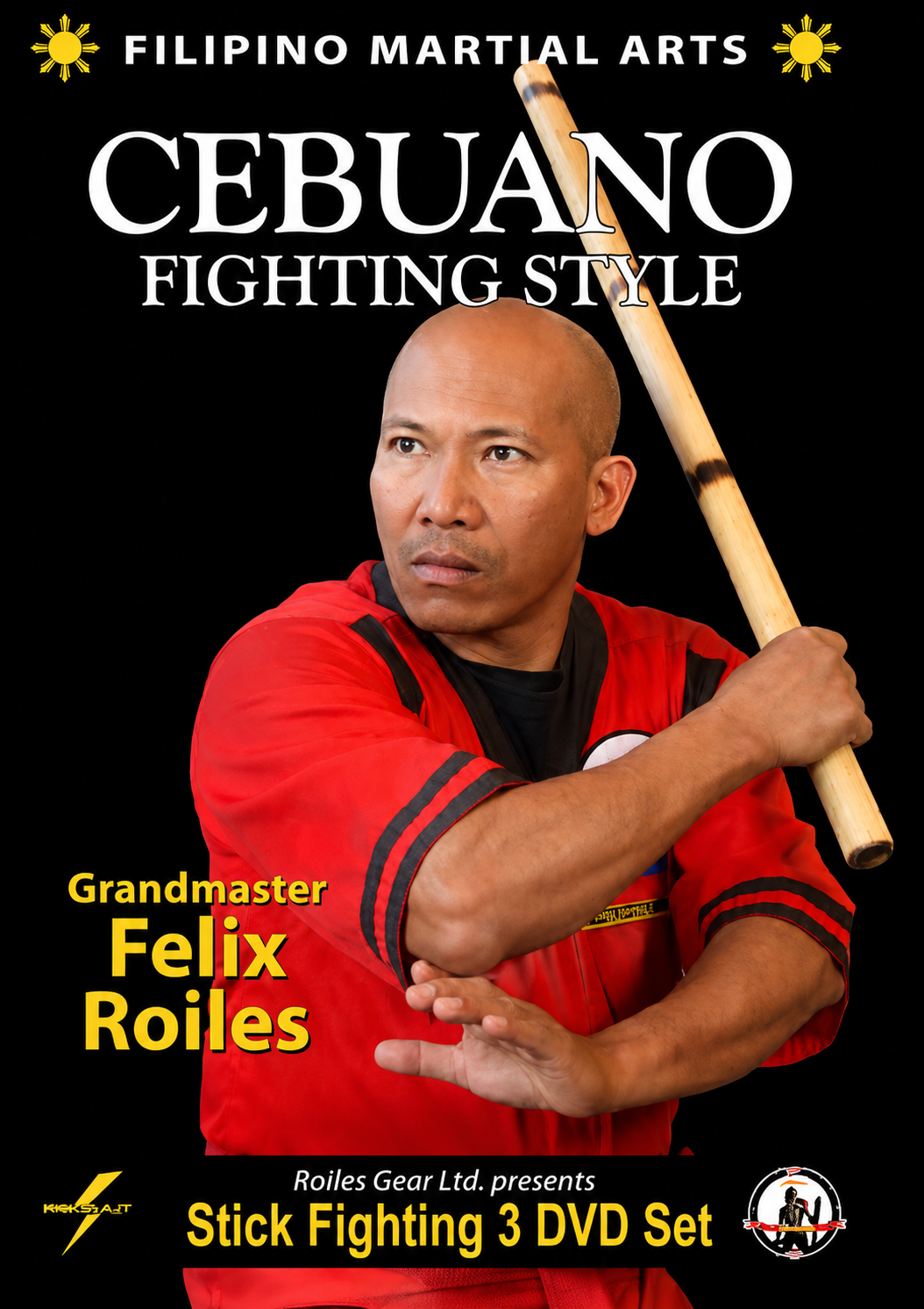 Filipino Cebuano Stick Fighting (Vol 1-3) 3 DVD Set with Felix Roiles