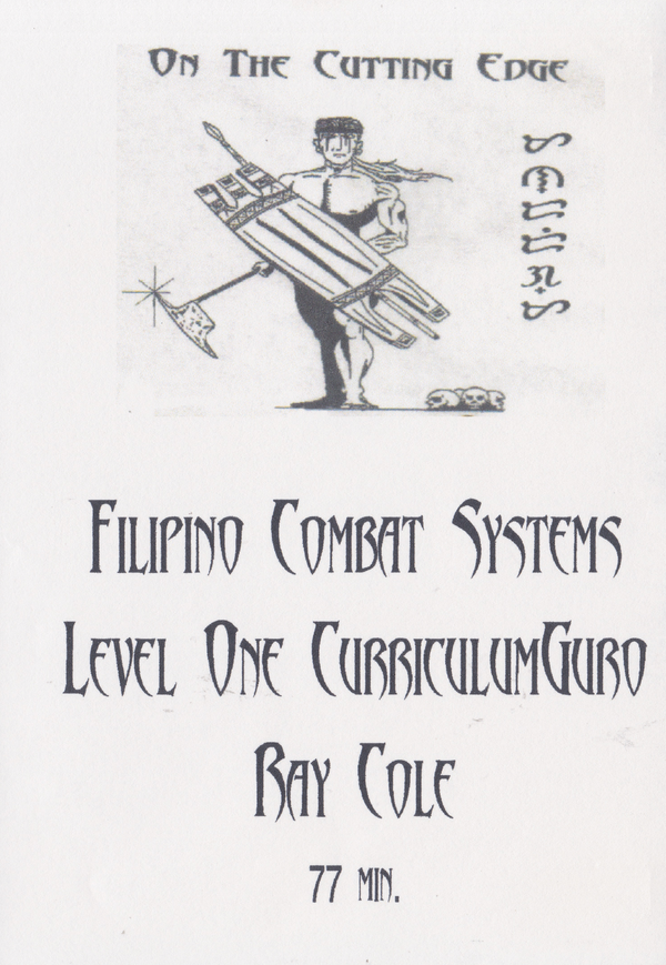 Filipino Combat Systems Level 1 Curriculum DVD by Ray Cole