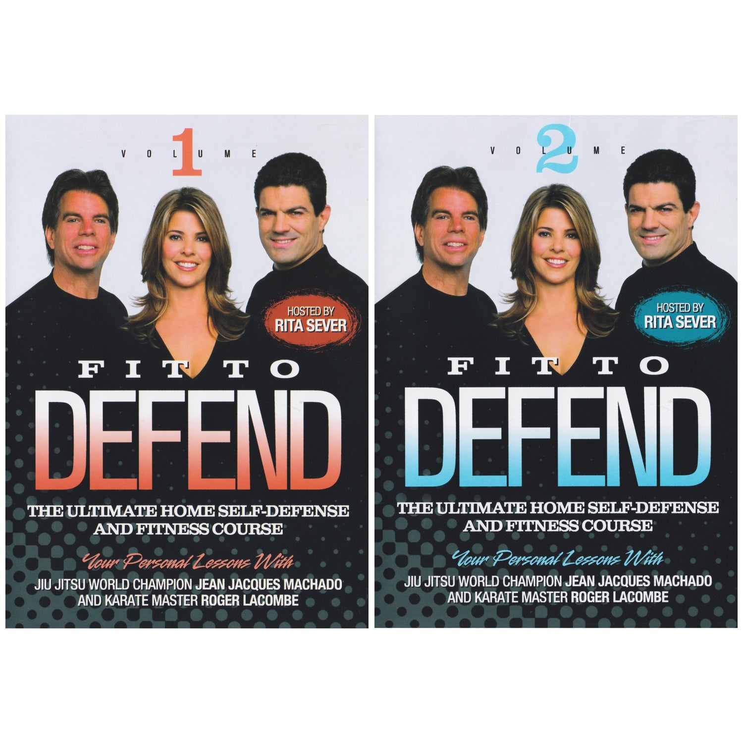 Fit to Defend 2 DVD Set with Jean Jacques Machado & Roger Lacombe