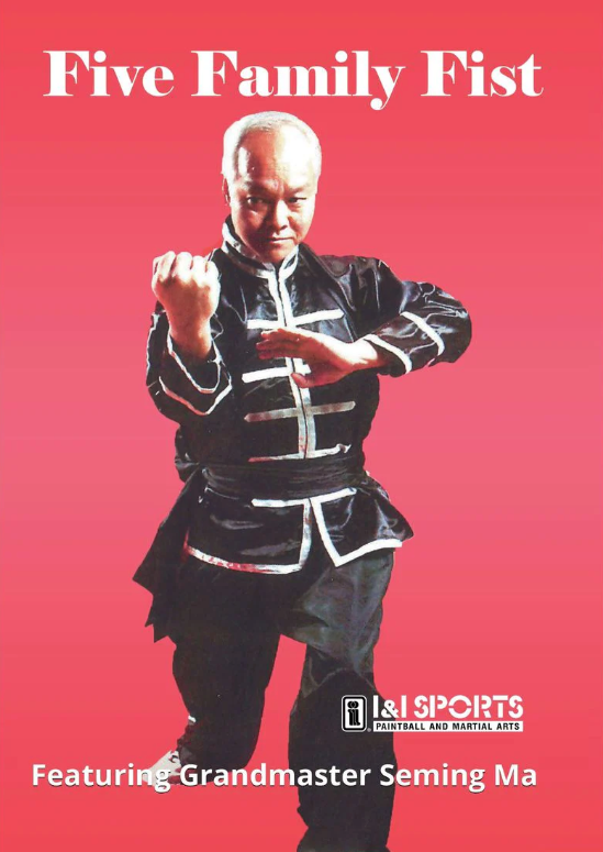 DVD Five Family Fist Kung Fu de Seming Ma