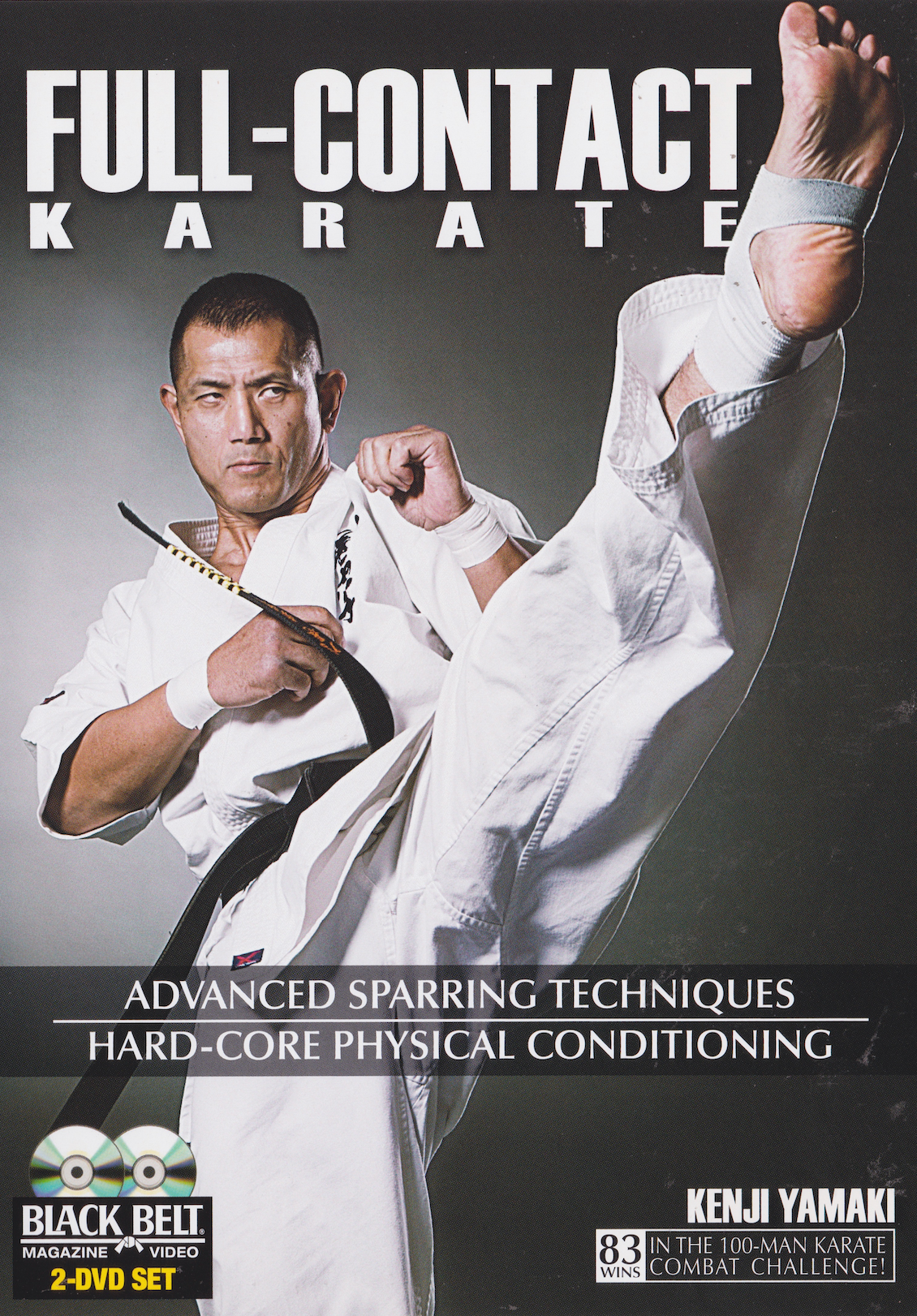 Full-Contact Karate: Advanced Sparring Techniques and Hard-Core Physical Conditioning 2 DVD Set by Kenji Yamaki (Preowned)