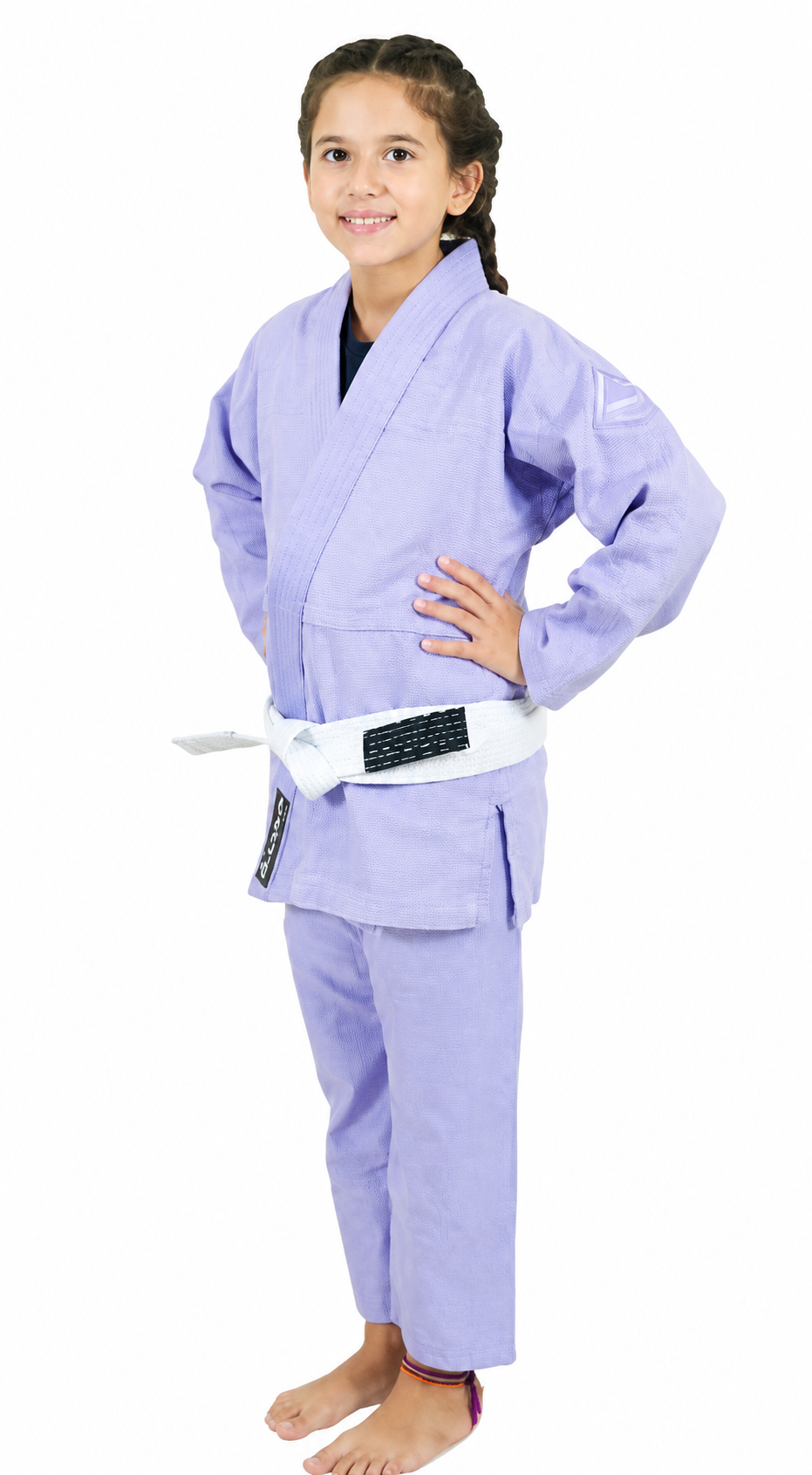 GIRLS PRO EVOLUTION KIDS Jiu-Jitsu Gi (Lilac) by Vulkan