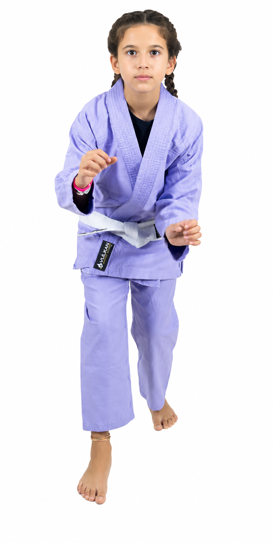 GIRLS PRO EVOLUTION KIDS Jiu-Jitsu Gi (Lilac) by Vulkan