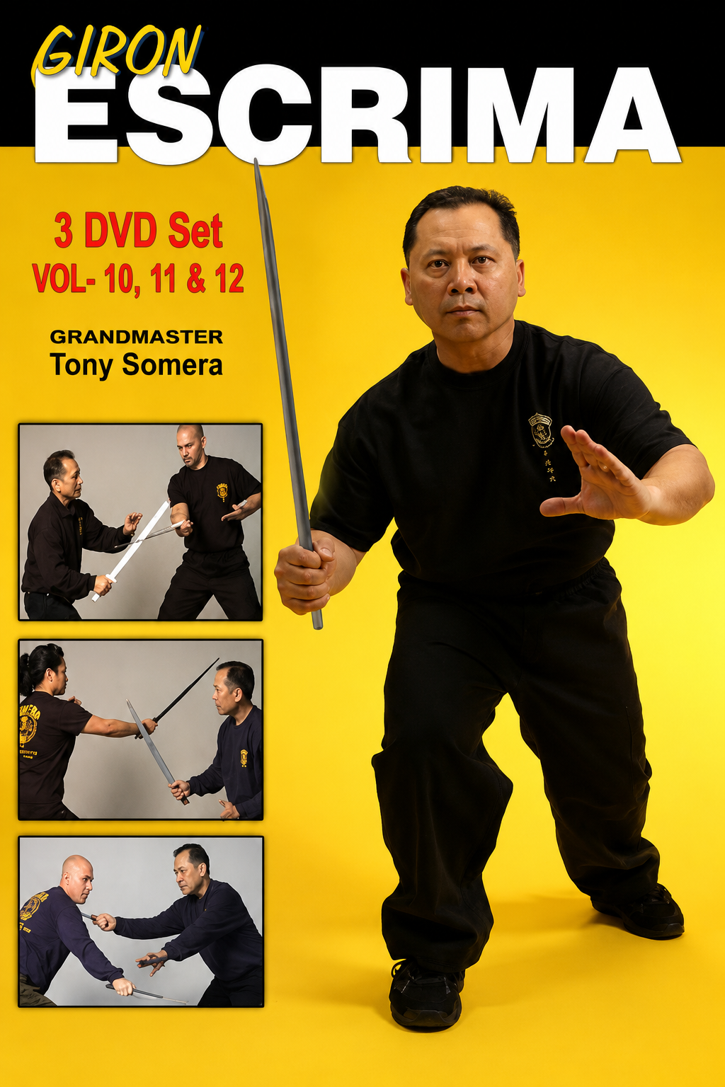 Girón Escrima (Vol 10-12) 3 DVD Set de Tony Somera