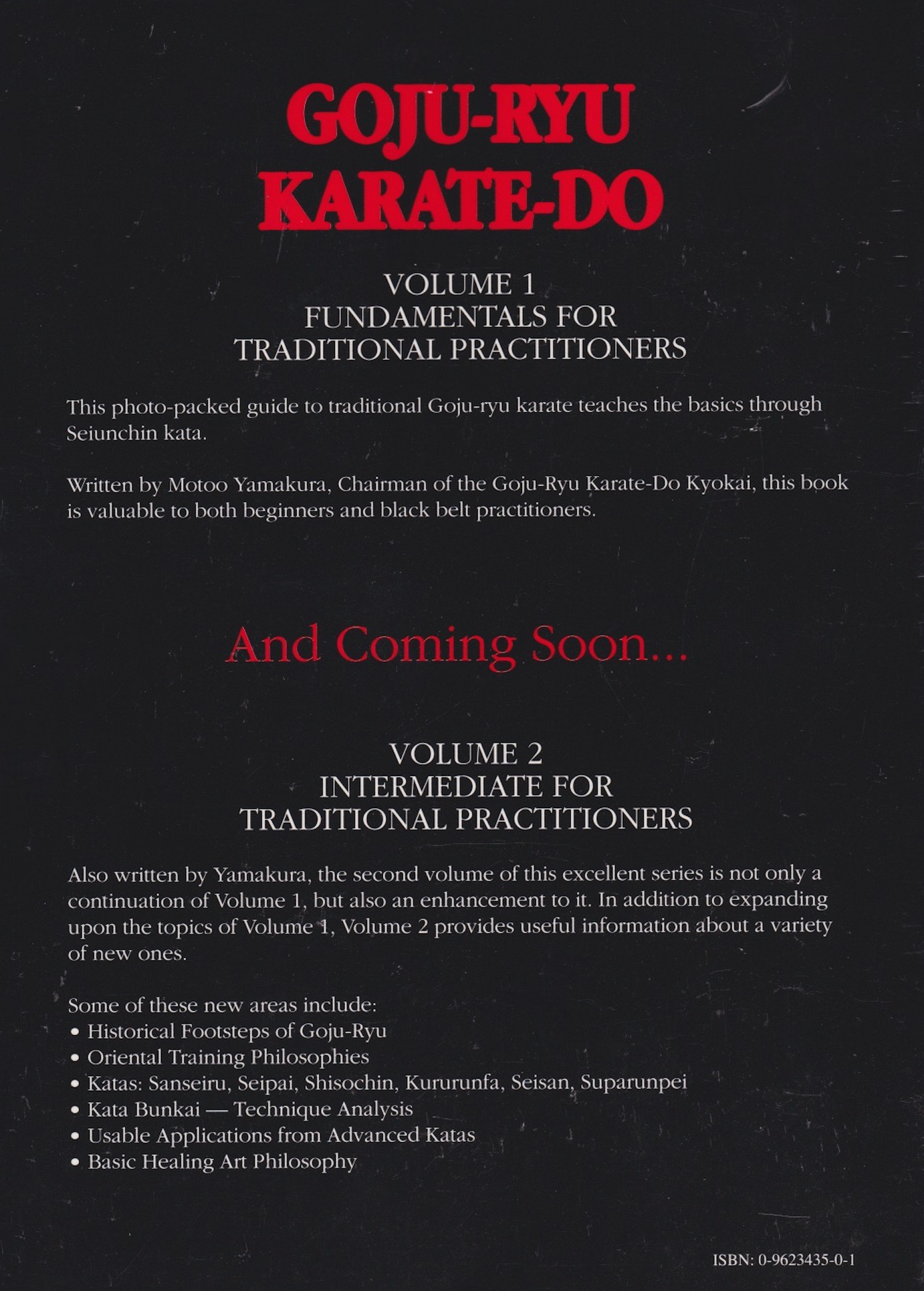 Goju Ryu Karate Do: Fundamentals for Traditional Practitioners Book by Motoo Yamakura