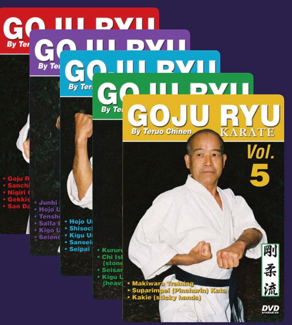 Goju Ryu Okinawan Karate 5 DVD Set by Teruo Chinen