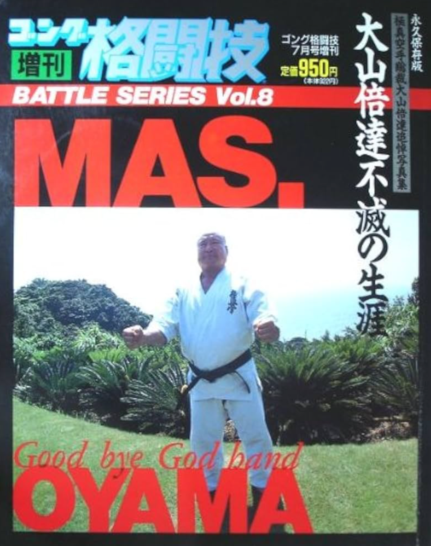 Gong Martial Arts Special Edition Good Bye God Hand Mas Oyama Memorial Photo Collection Kyokushin Karate Book (Preowned)