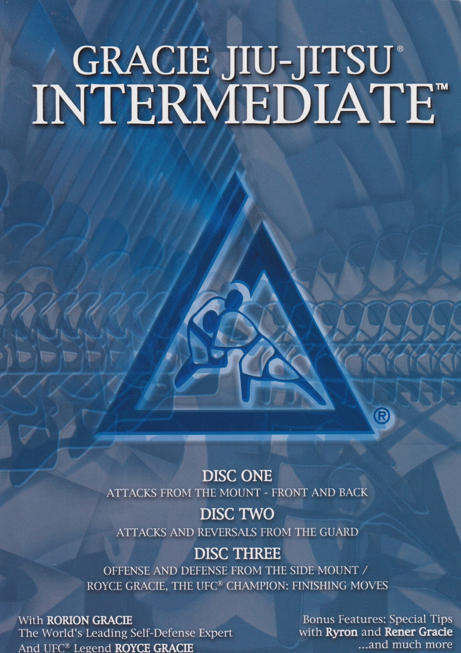 Gracie Jiu-Jitsu Intermediate 3 DVD Set with Rorion & Royce Gracie (Preowned)
