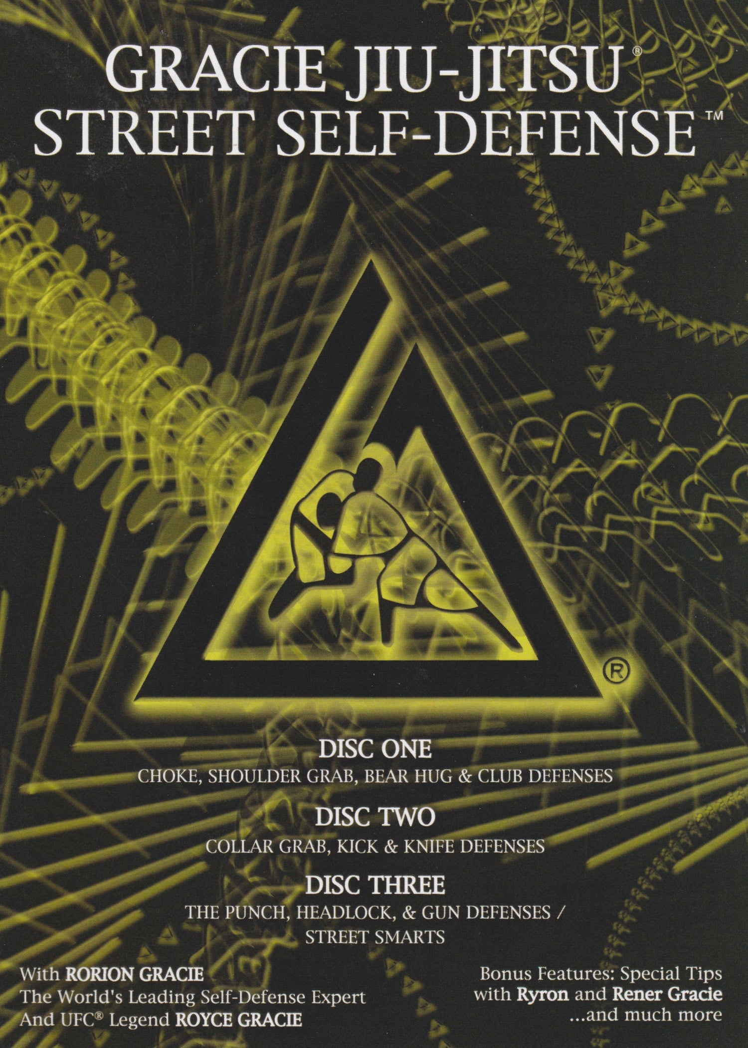 グレイシー柔術セルフ ディフェンス ロリオン & ロイス グレイシー DVD 3 セット