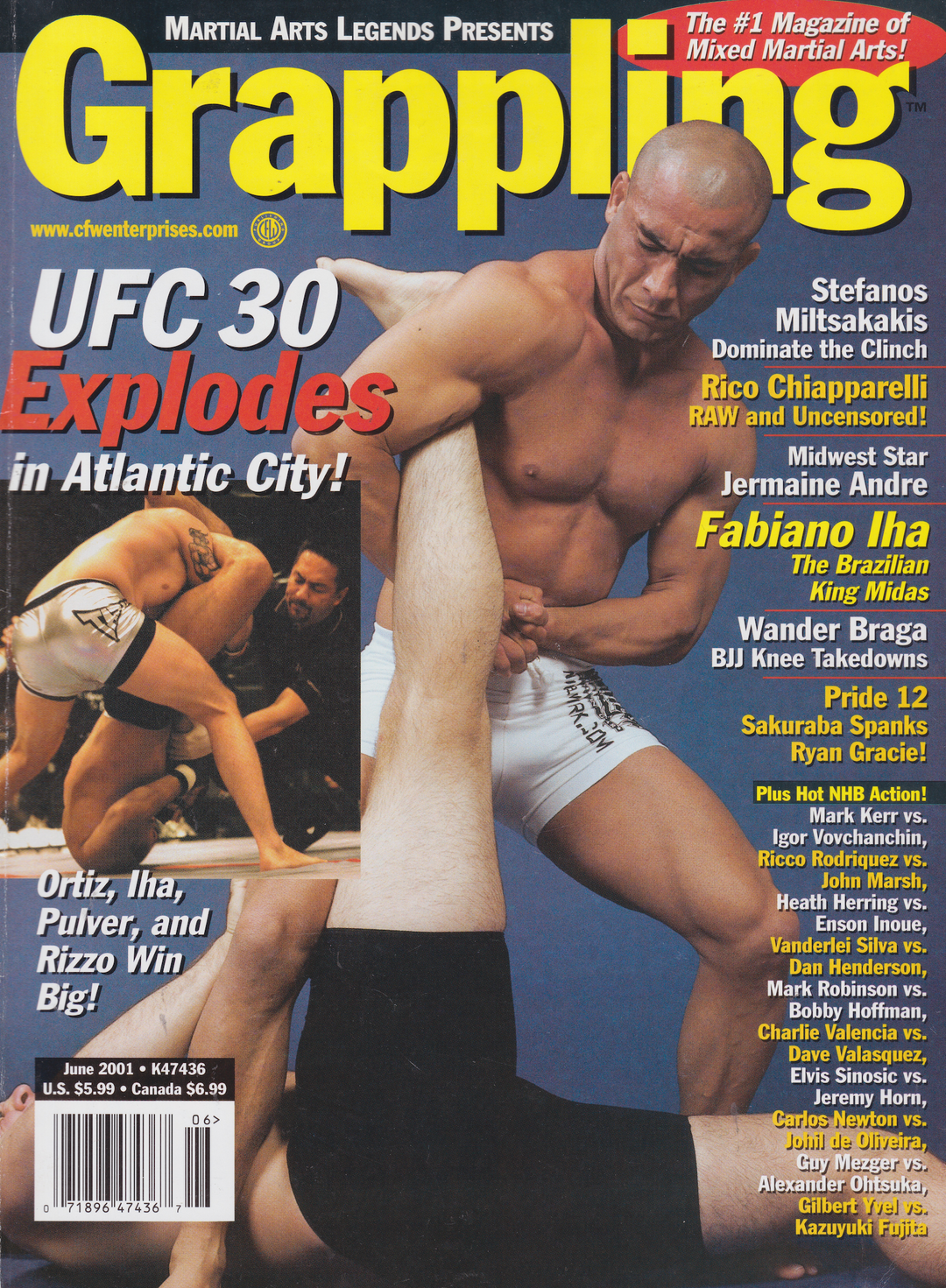 Grappling Magazine June 2001 (Preowned) – Budovideos Inc
