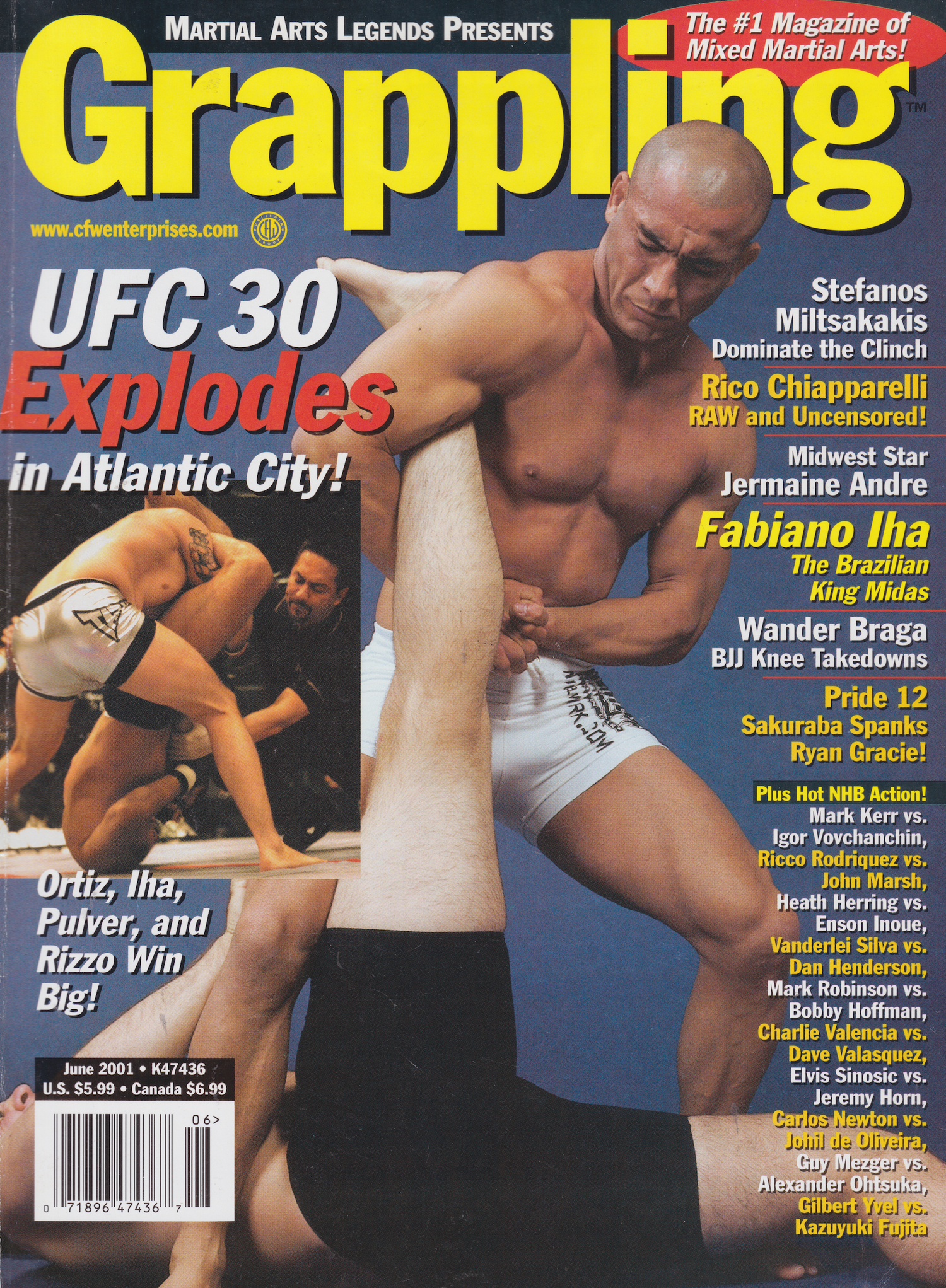 Grappling Magazine June 2001 (Preowned)