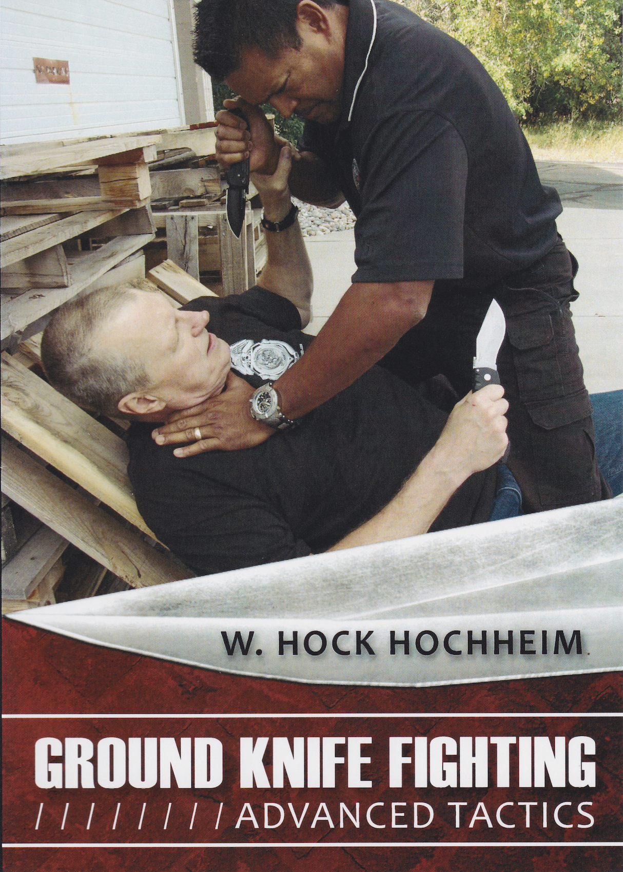 Juego de DVD Ground Knife Fighting Advanced Tactics 2 de Hock Hochheim (usado)