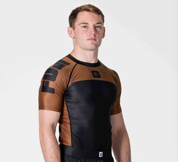 IBJJF Ranked Rashguard by Fuji - Brown