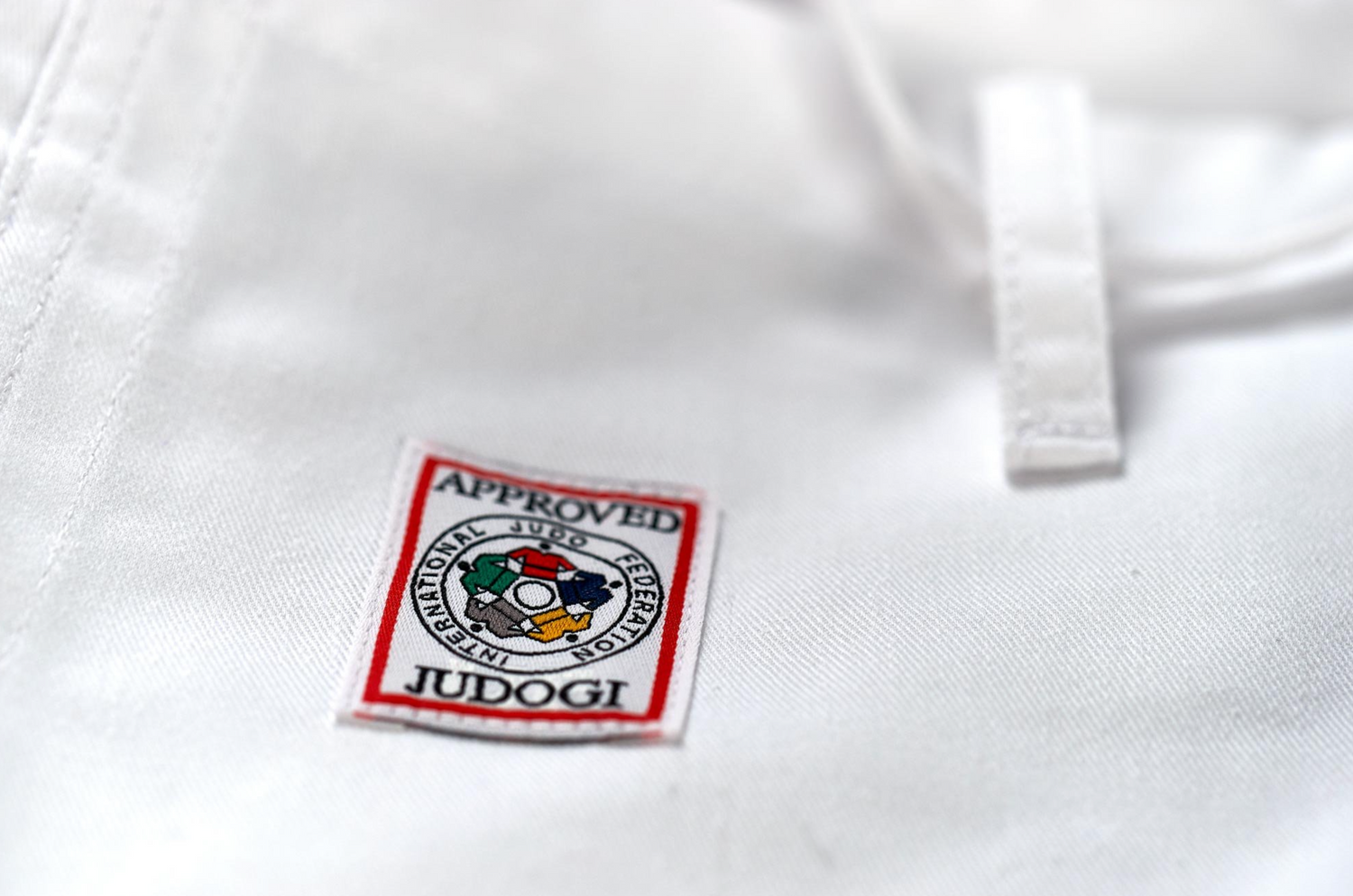 Adidas IJF Champion 3 Regular Fit White with Gold Logo Adidas IJF Champion 3 Regular Fit White with Gold Logo