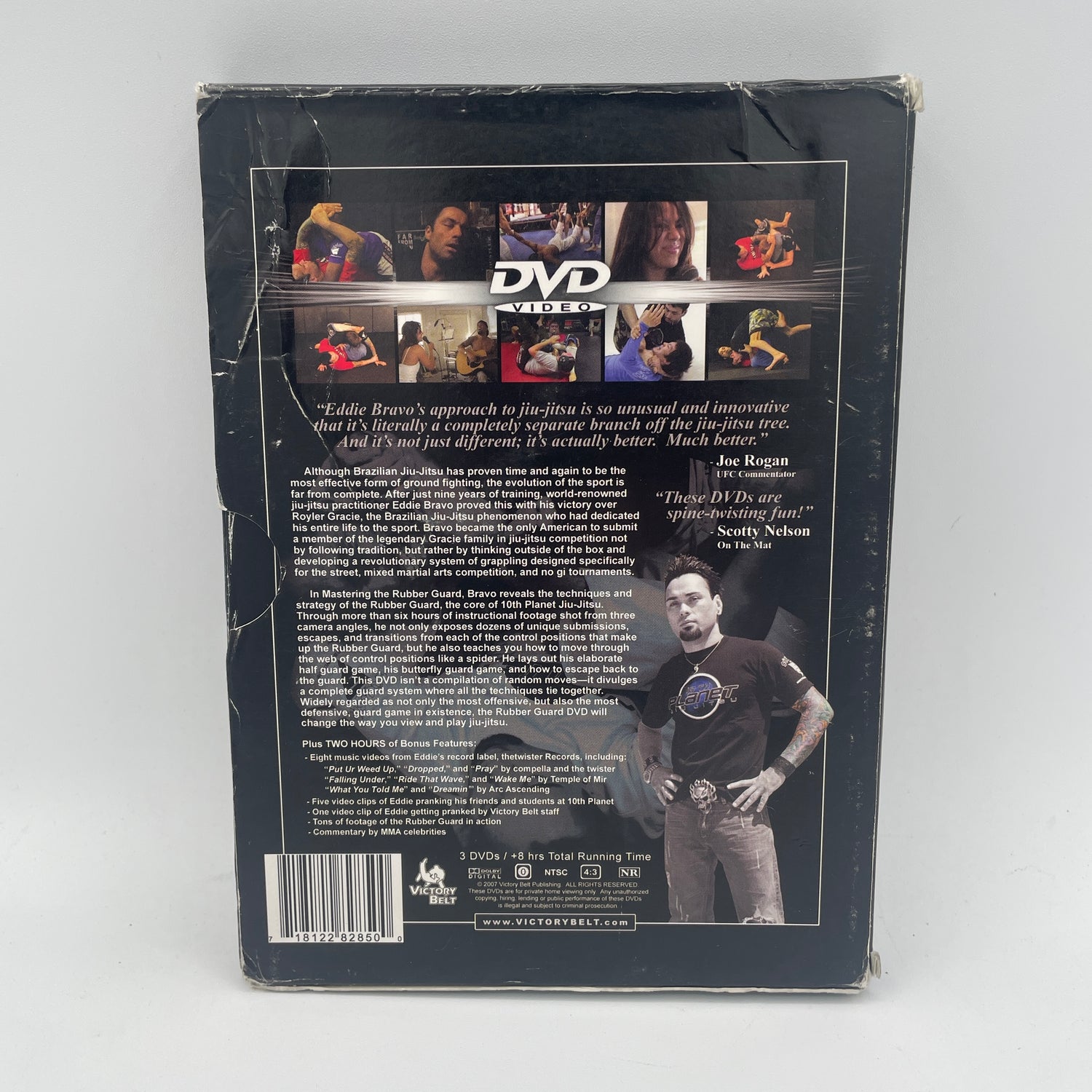 Mastering the Rubber Guard 3 DVD Set by Eddie Bravo (Preowned)